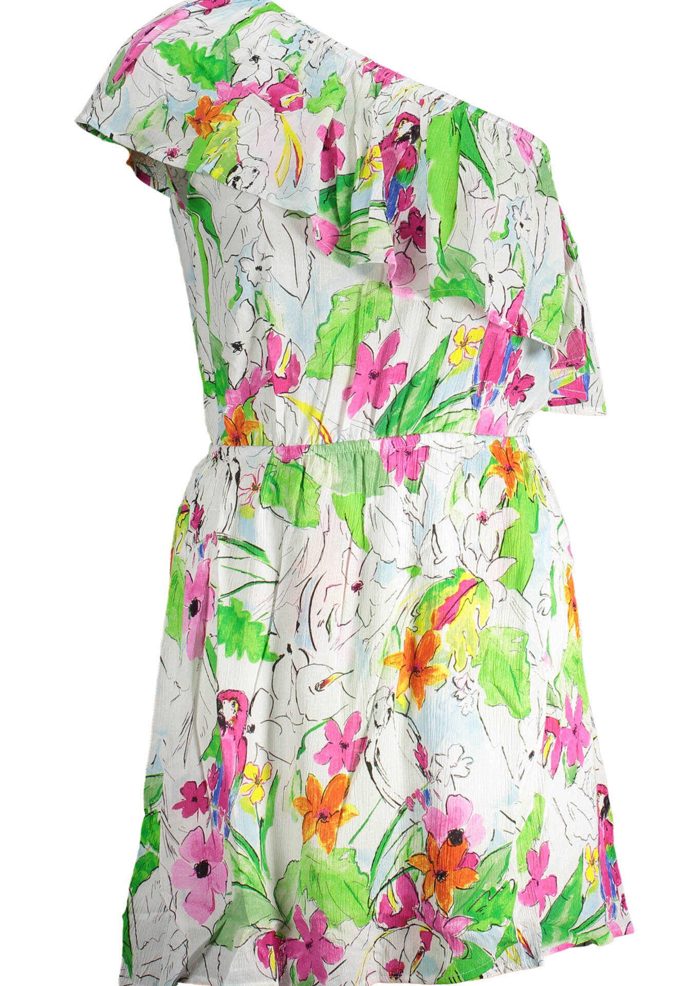 DESIGUAL SHORT DRESS WOMEN WHITE