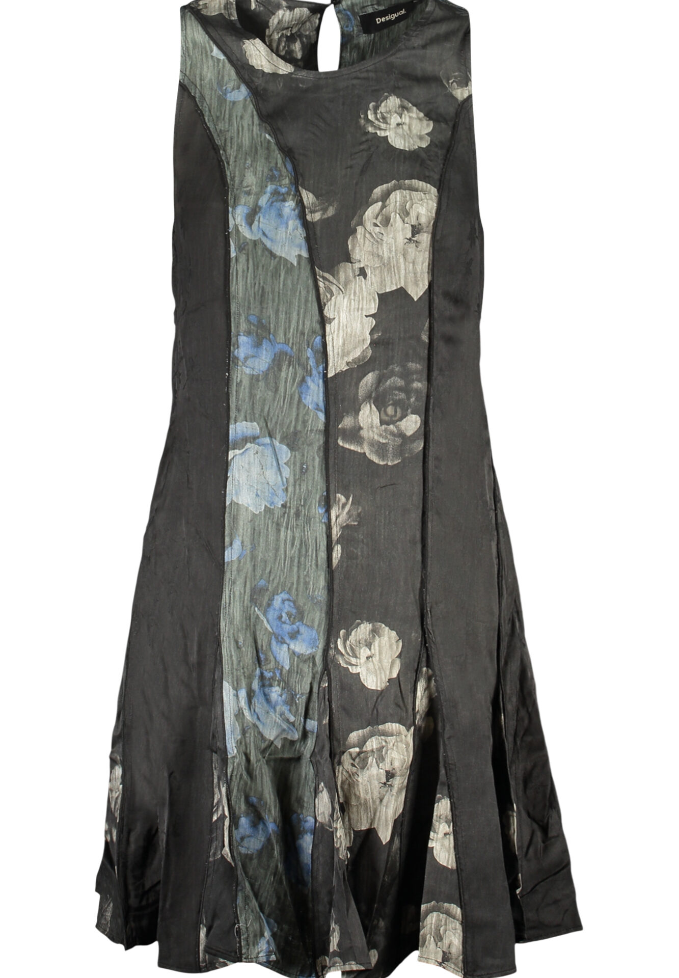DESIGUAL SHORT DRESS FOR WOMEN IN BLACK