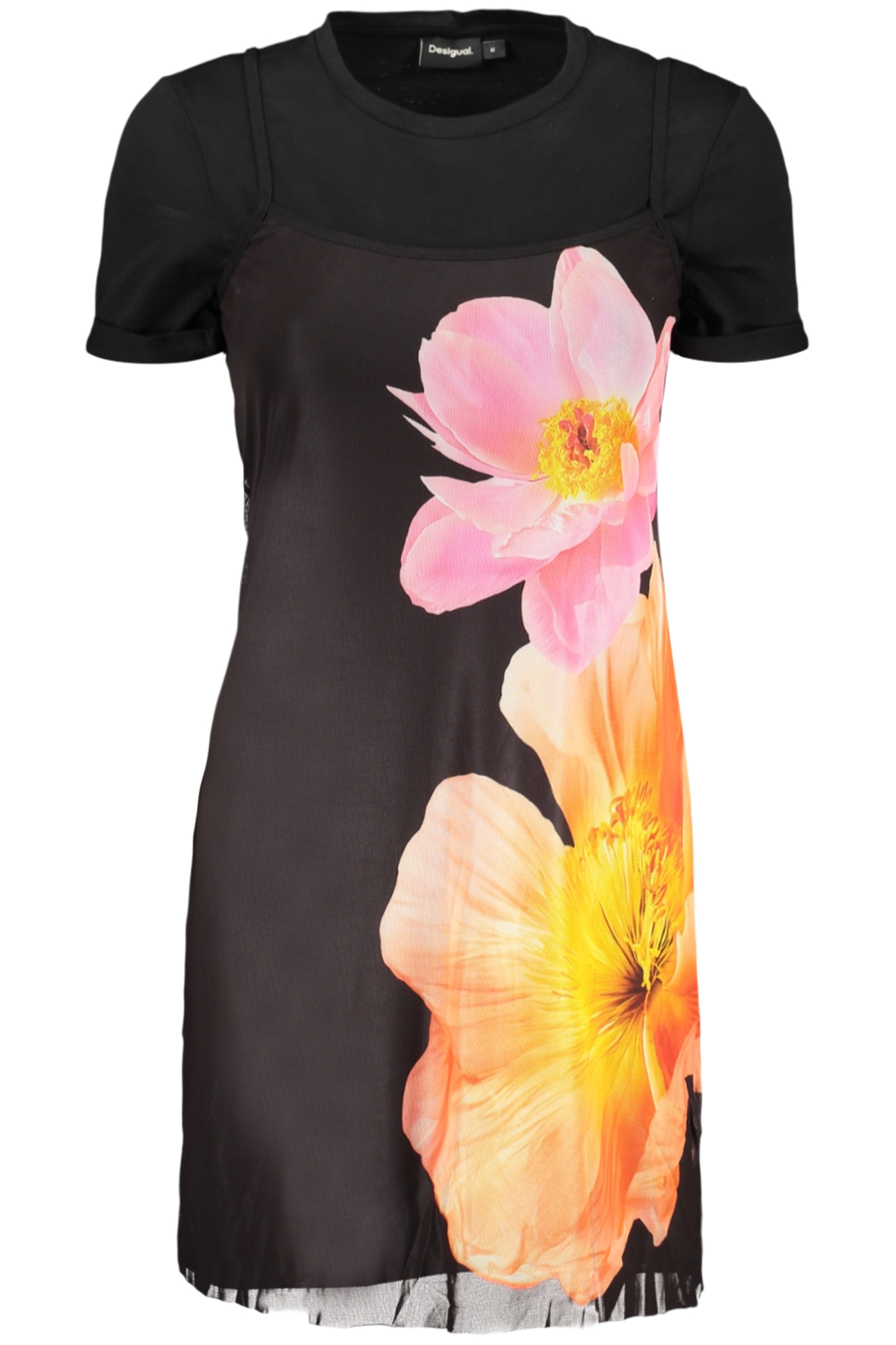 DESIGUAL SHORT DRESS FOR WOMEN IN BLACK DESIGUAL SHORT DRESS FOR WOMEN IN BLACK