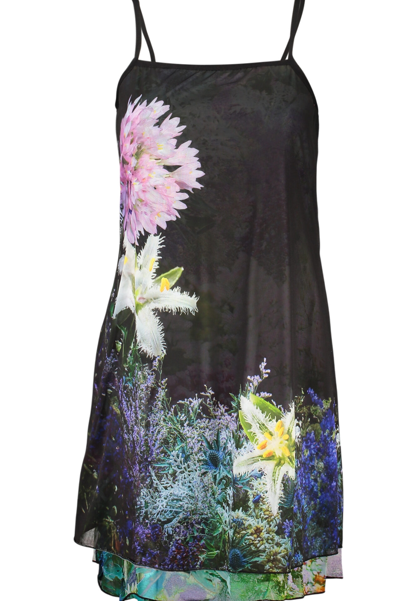 DESIGUAL WOMEN'S SHORT BLACK DRESS
