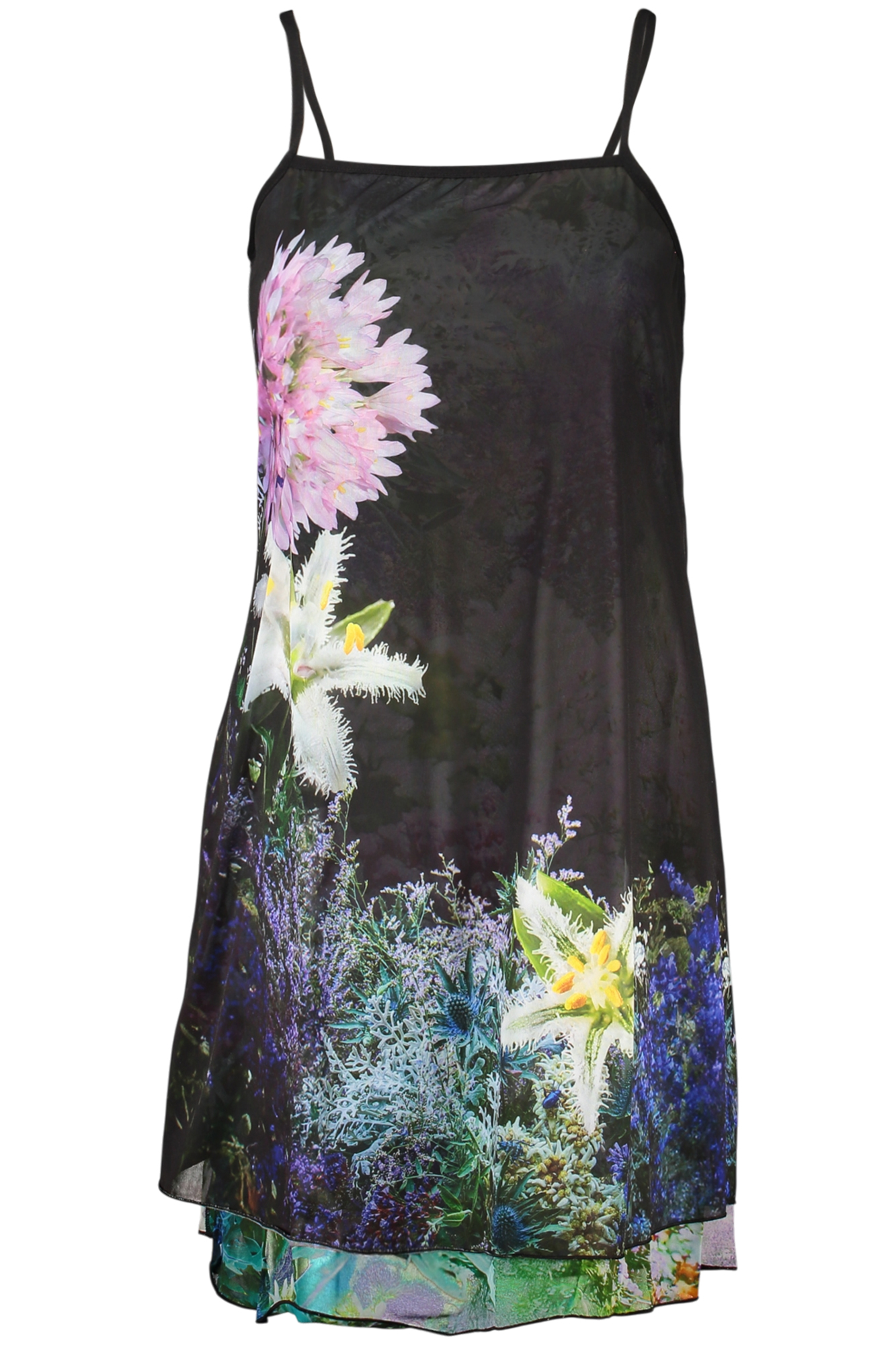 DESIGUAL WOMEN'S SHORT BLACK DRESS DESIGUAL WOMEN'S SHORT BLACK DRESS