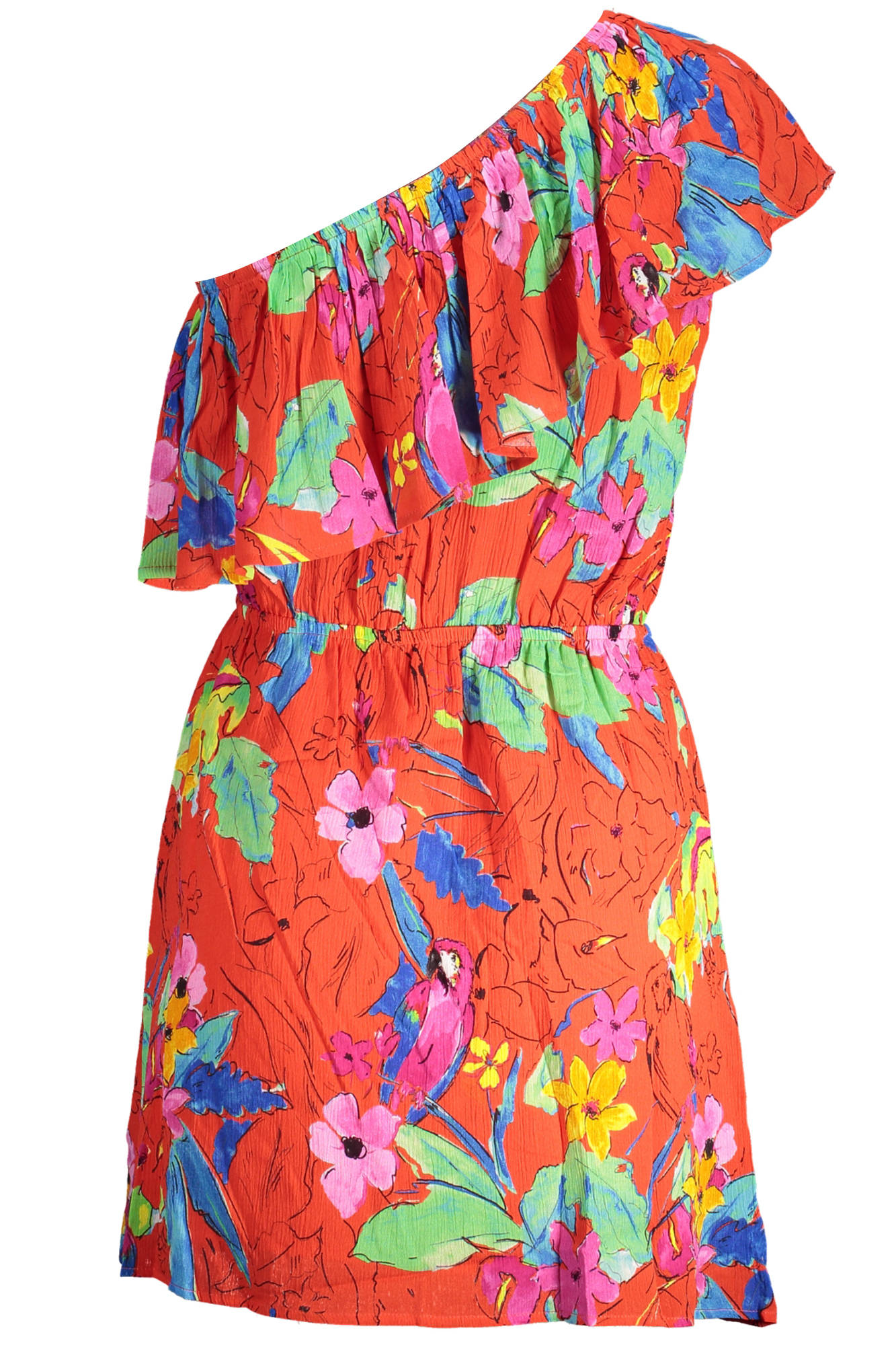DESIGUAL trumpa raudona moteriška suknelė DESIGUAL trumpa raudona moteriška suknelė - Image 2