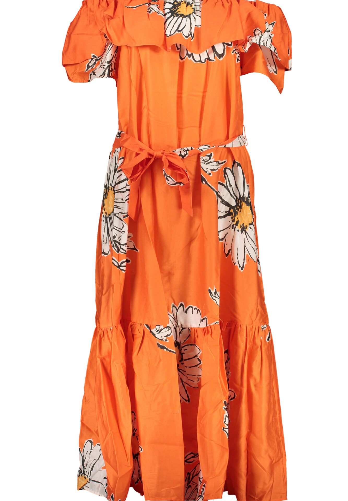 DESIGUAL WOMEN'S LONG DRESS ORANGE