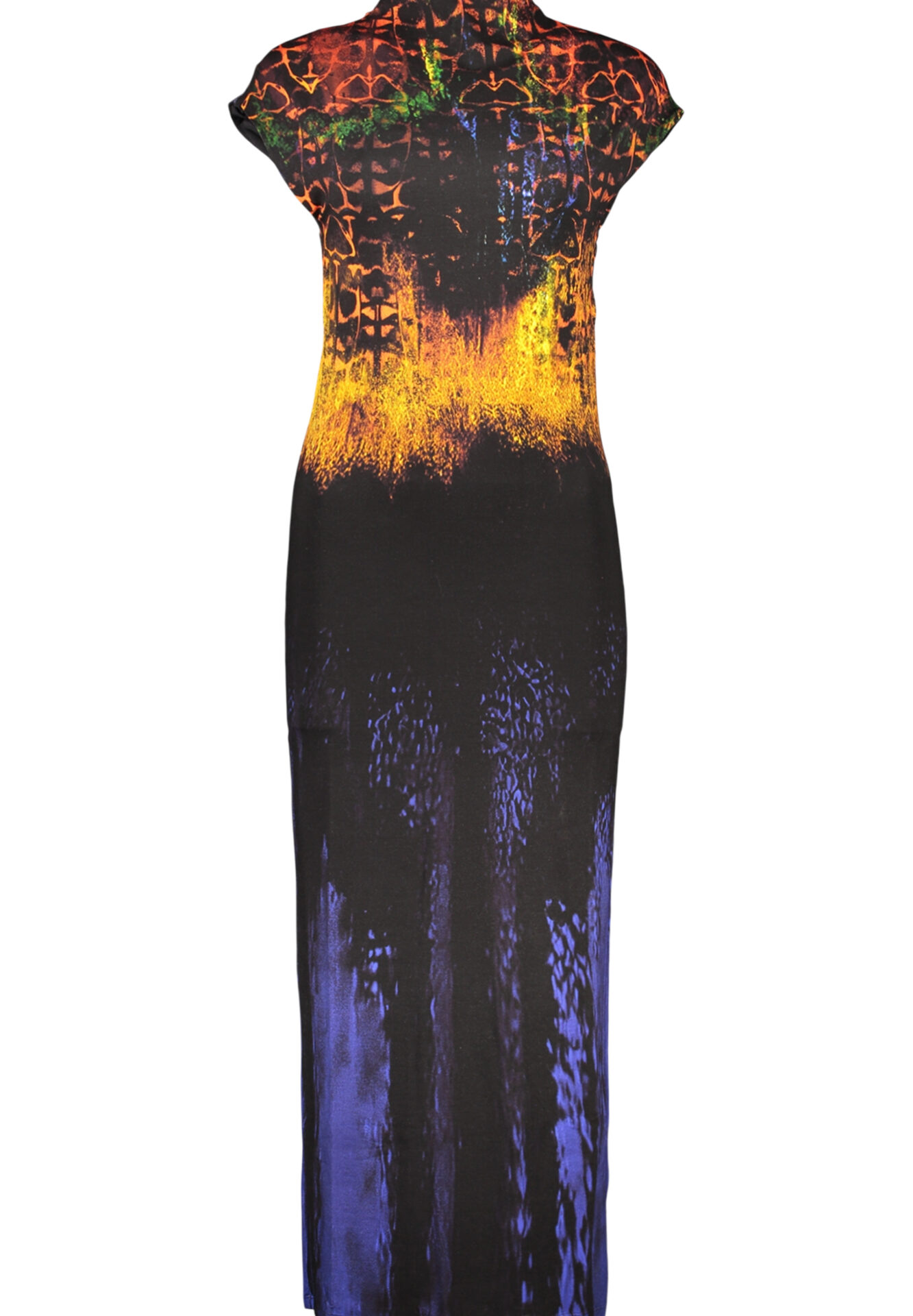 DESIGUAL WOMEN'S LONG BLACK DRESS