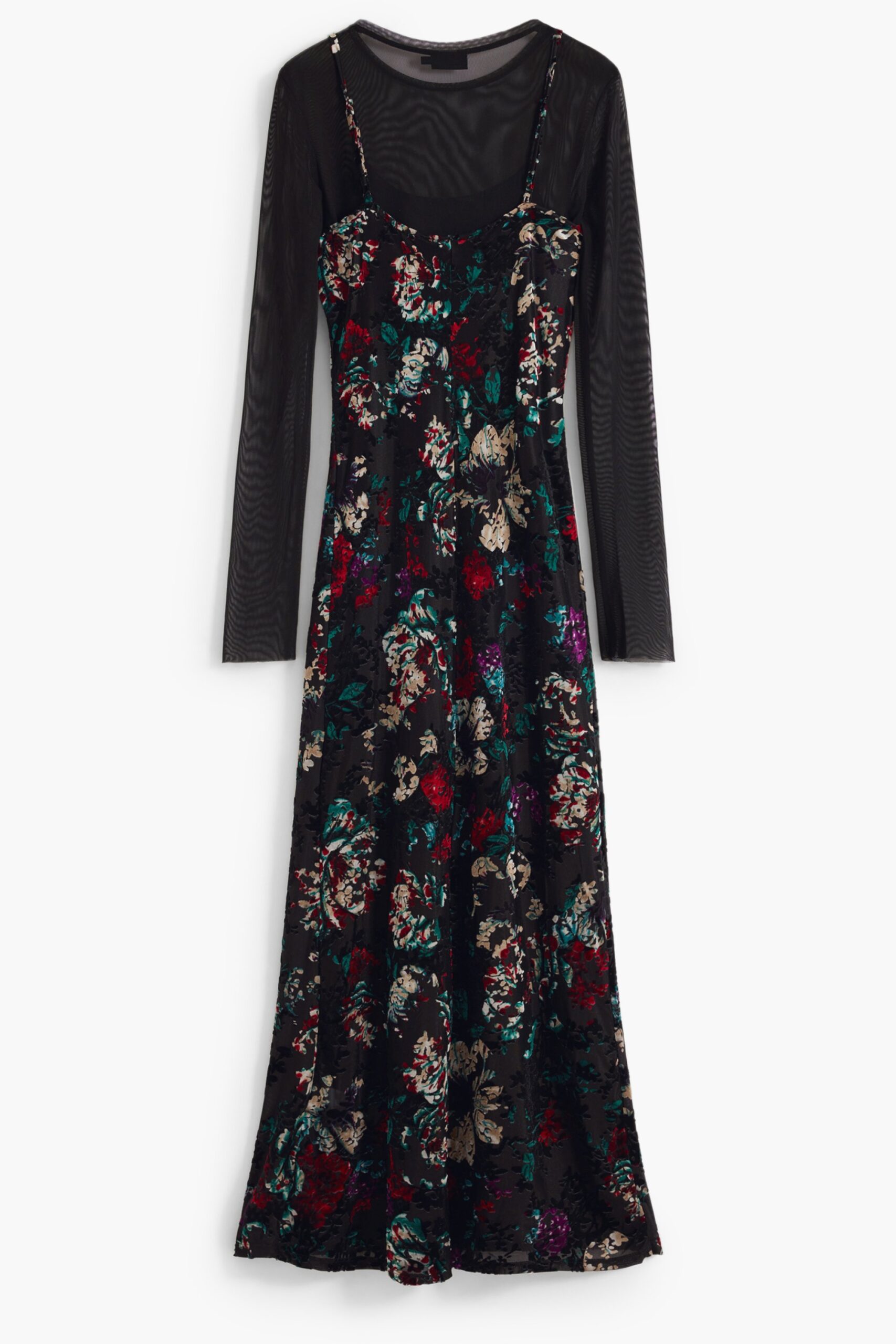 DESIGUAL ilga moteriška suknelė, juoda DESIGUAL ilga moteriška suknelė, juoda - Image 2