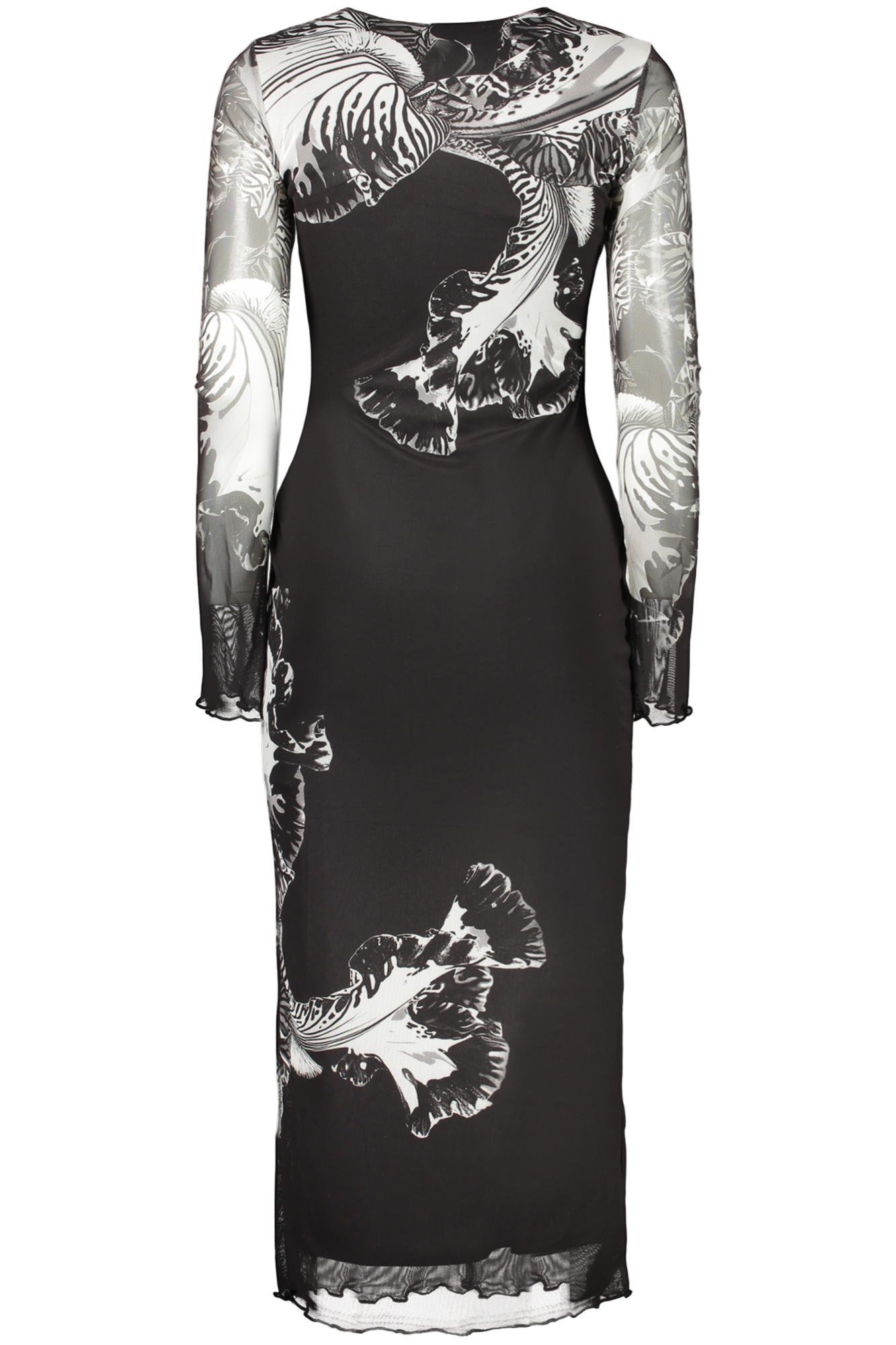 DESIGUAL WOMEN'S LONG BLACK DRESS DESIGUAL WOMEN'S LONG BLACK DRESS - Image 2