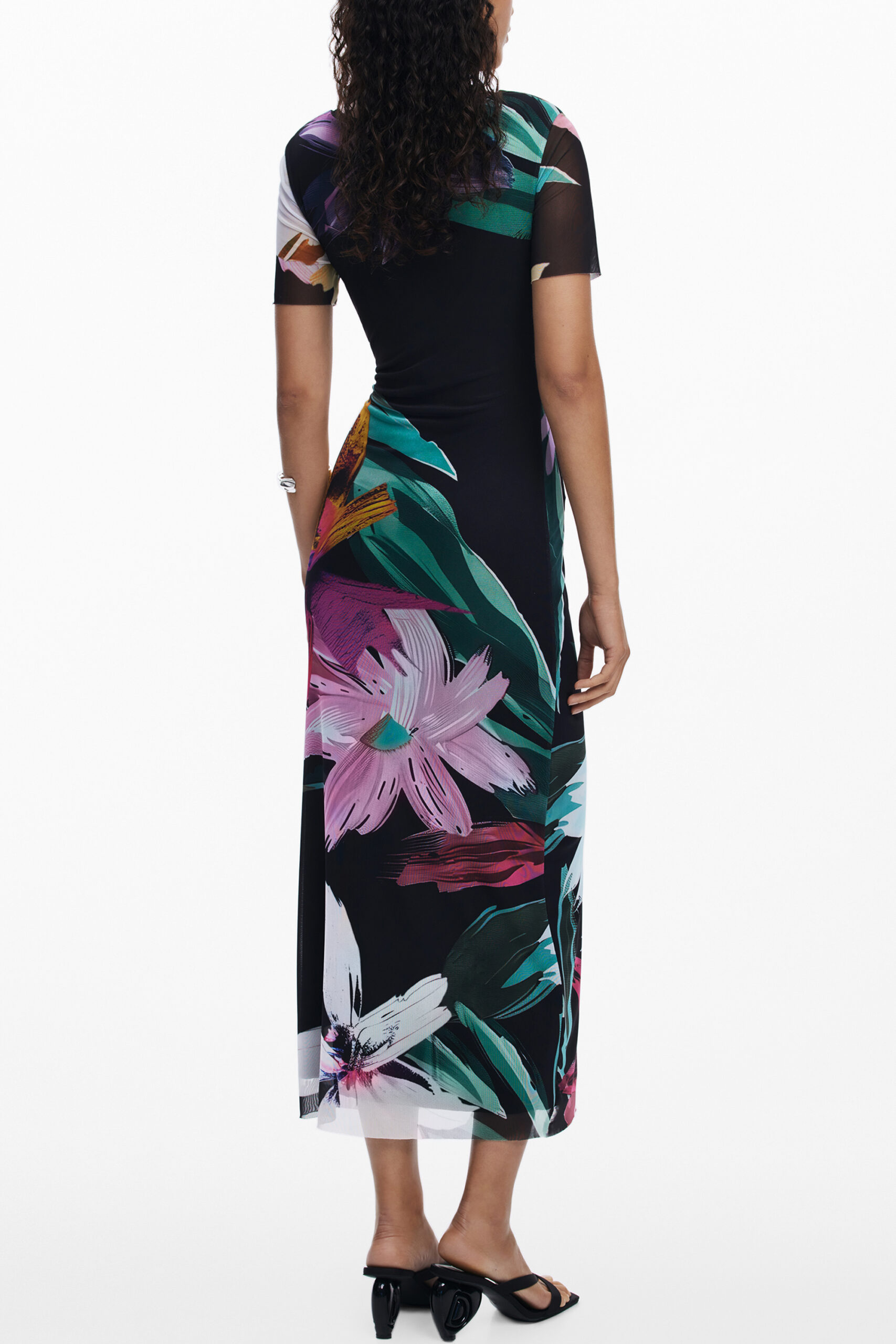 DESIGUAL ilga moteriška suknelė, juoda DESIGUAL ilga moteriška suknelė, juoda - Image 2