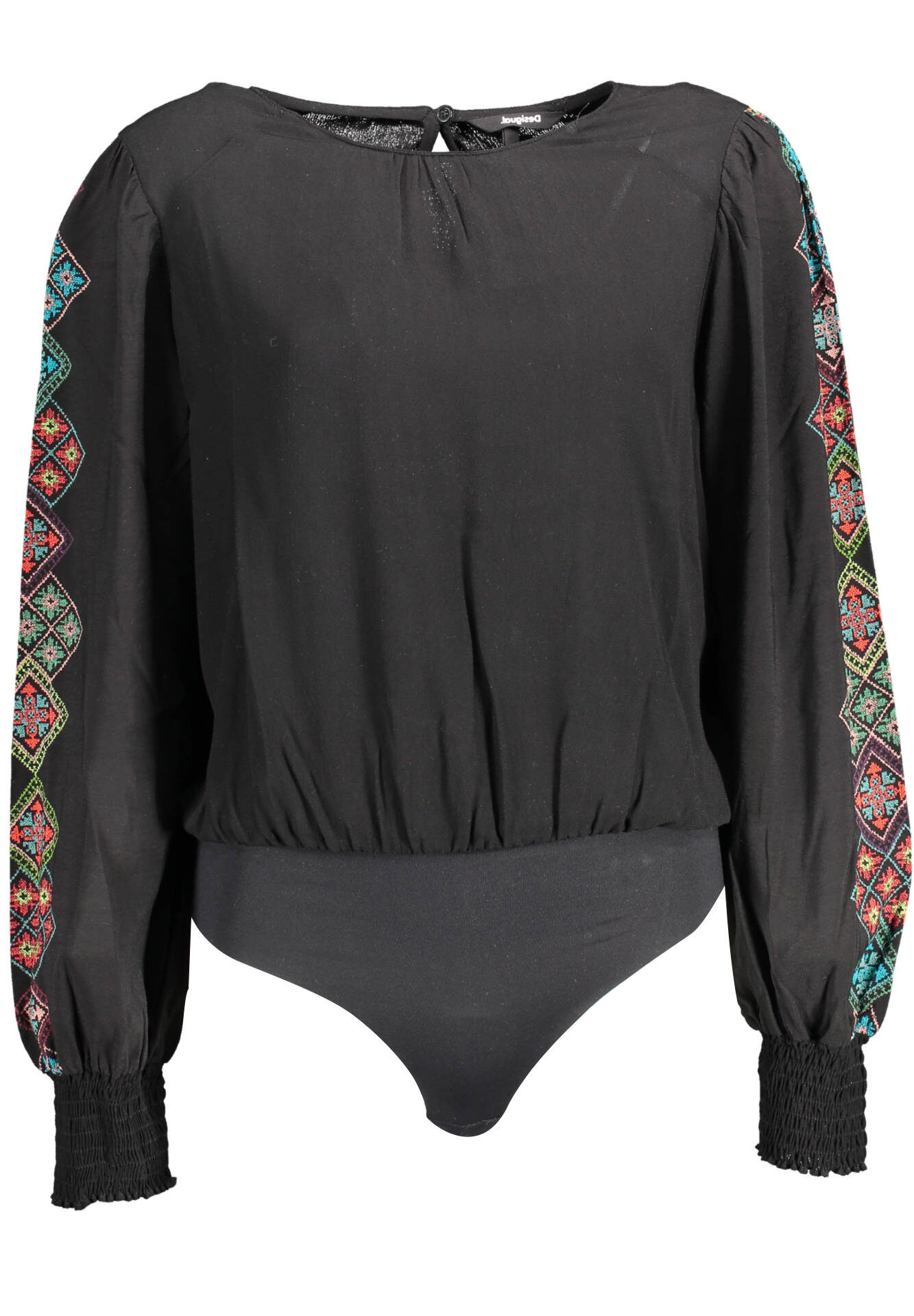 DESIGUAL BODY LONG SLEEVES WOMAN BLACK