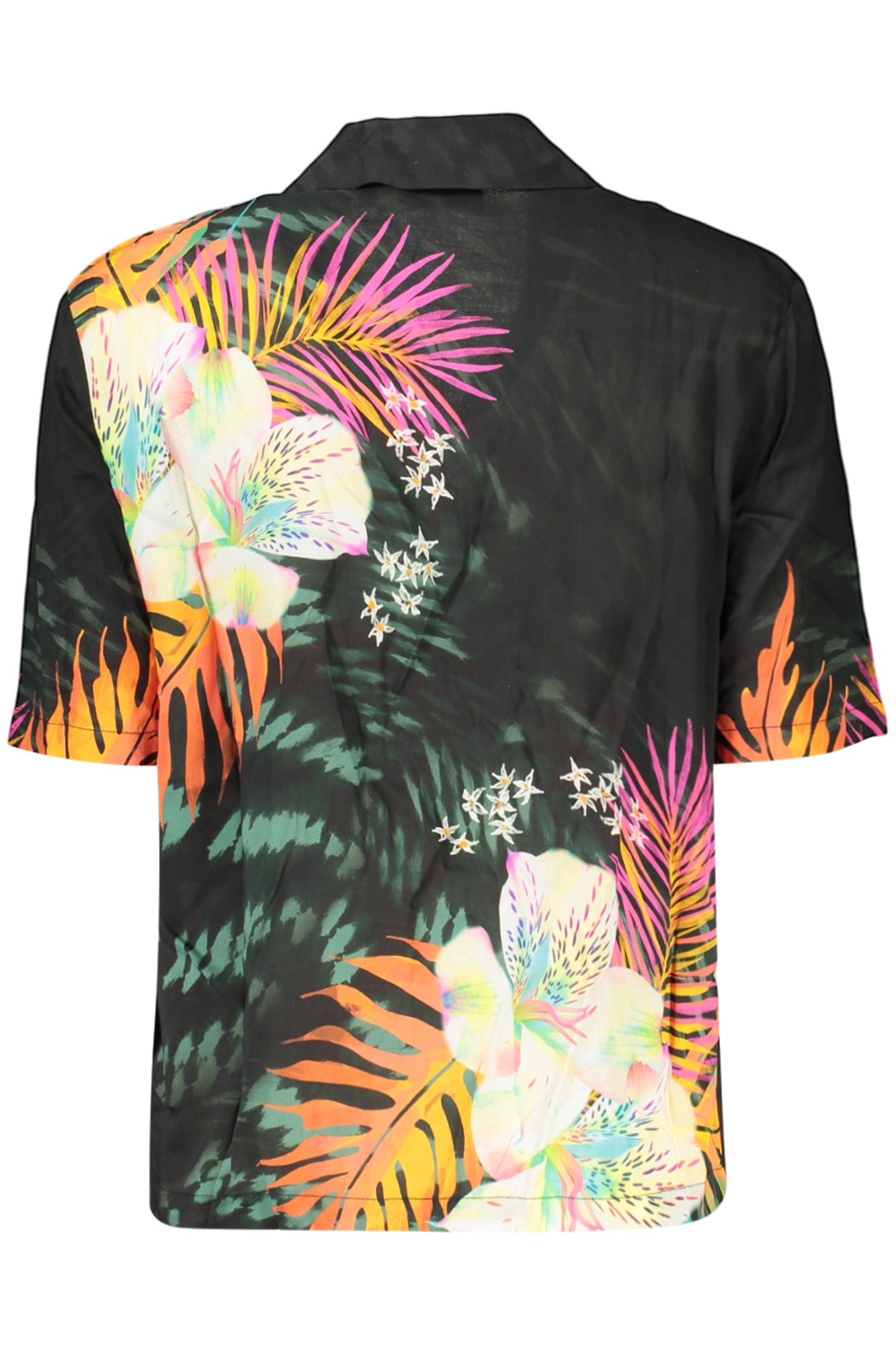 DESIGUAL WOMEN'S SHORT-SLEEVED SHIRT BLACK DESIGUAL WOMEN'S SHORT-SLEEVED SHIRT BLACK - Image 2