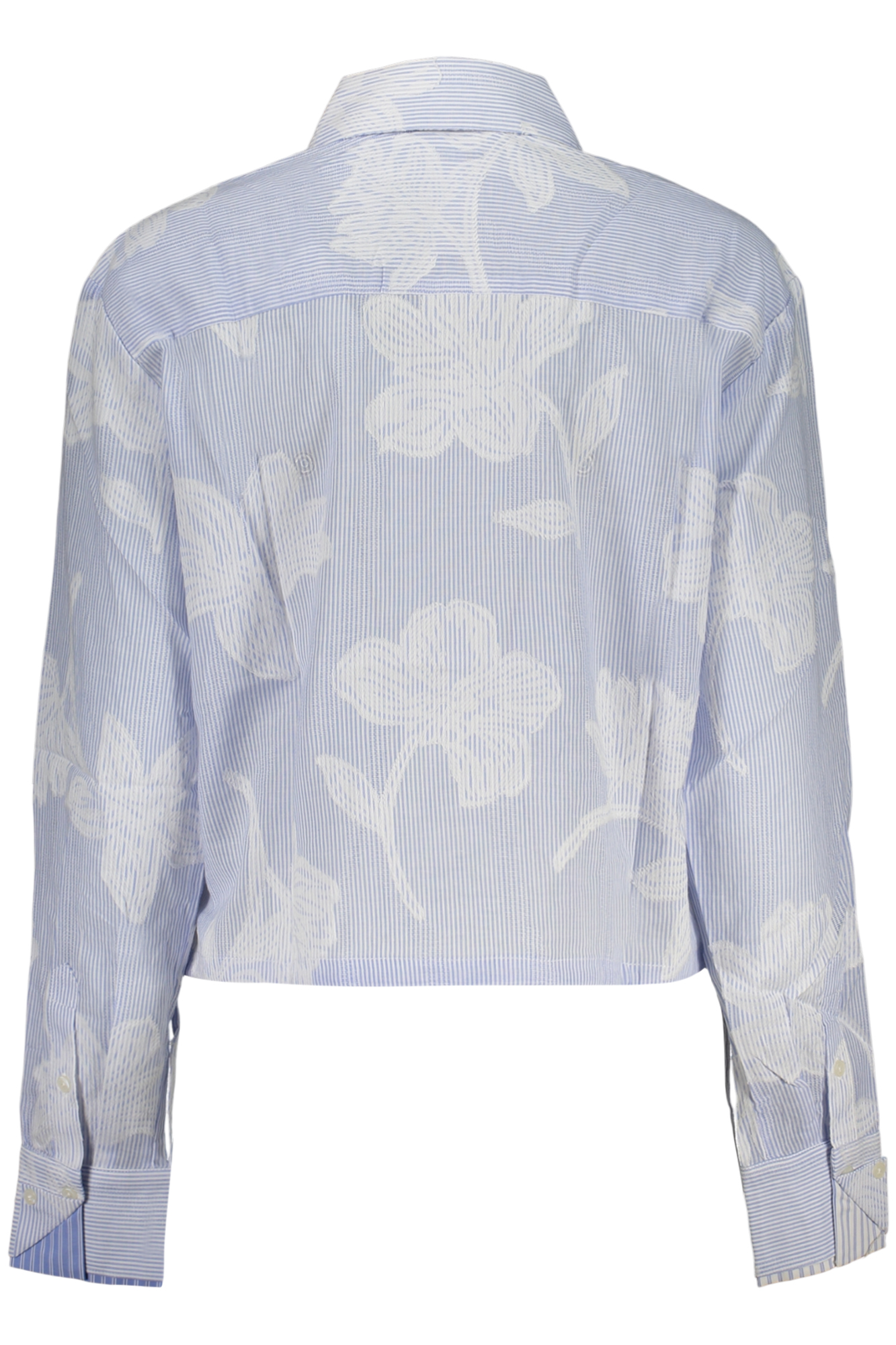 DESIGUAL WOMEN'S LONG-SLEEVED SHIRT, BLUE DESIGUAL WOMEN'S LONG-SLEEVED SHIRT, BLUE - Image 2