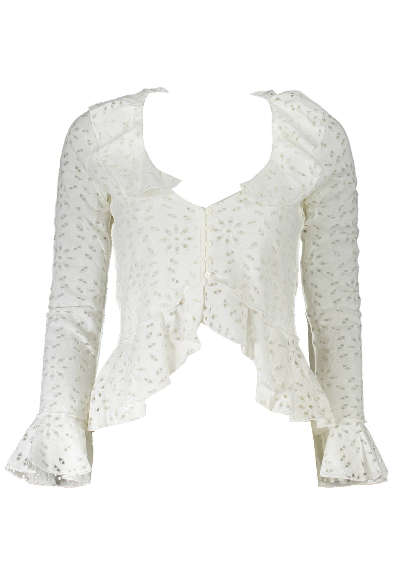 DESIGUAL SHIRT LONG SLEEVE WOMAN WHITE