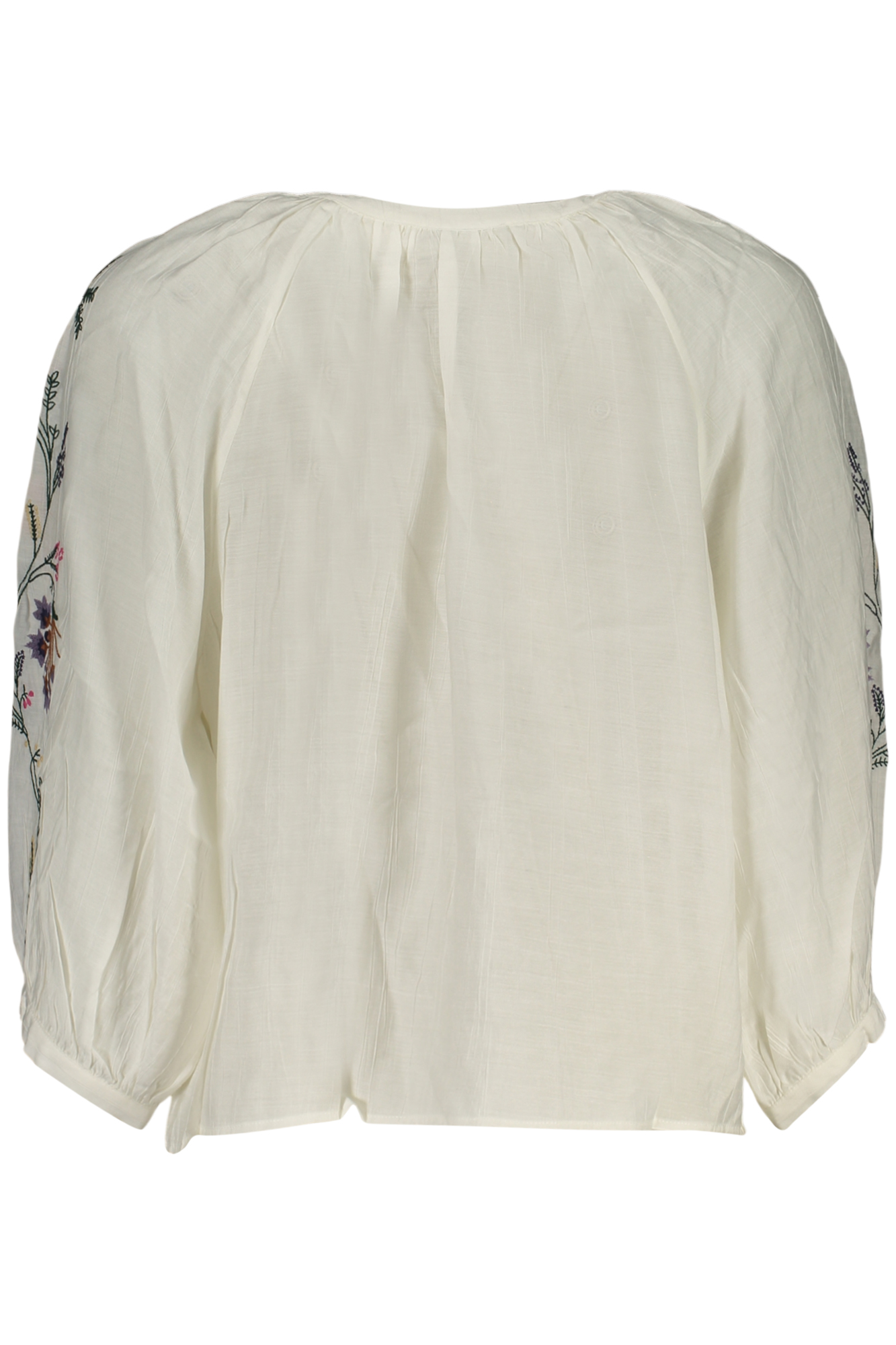 DESIGUAL WOMEN'S LONG-SLEEVED SHIRT WHITE DESIGUAL WOMEN'S LONG-SLEEVED SHIRT WHITE - Image 2