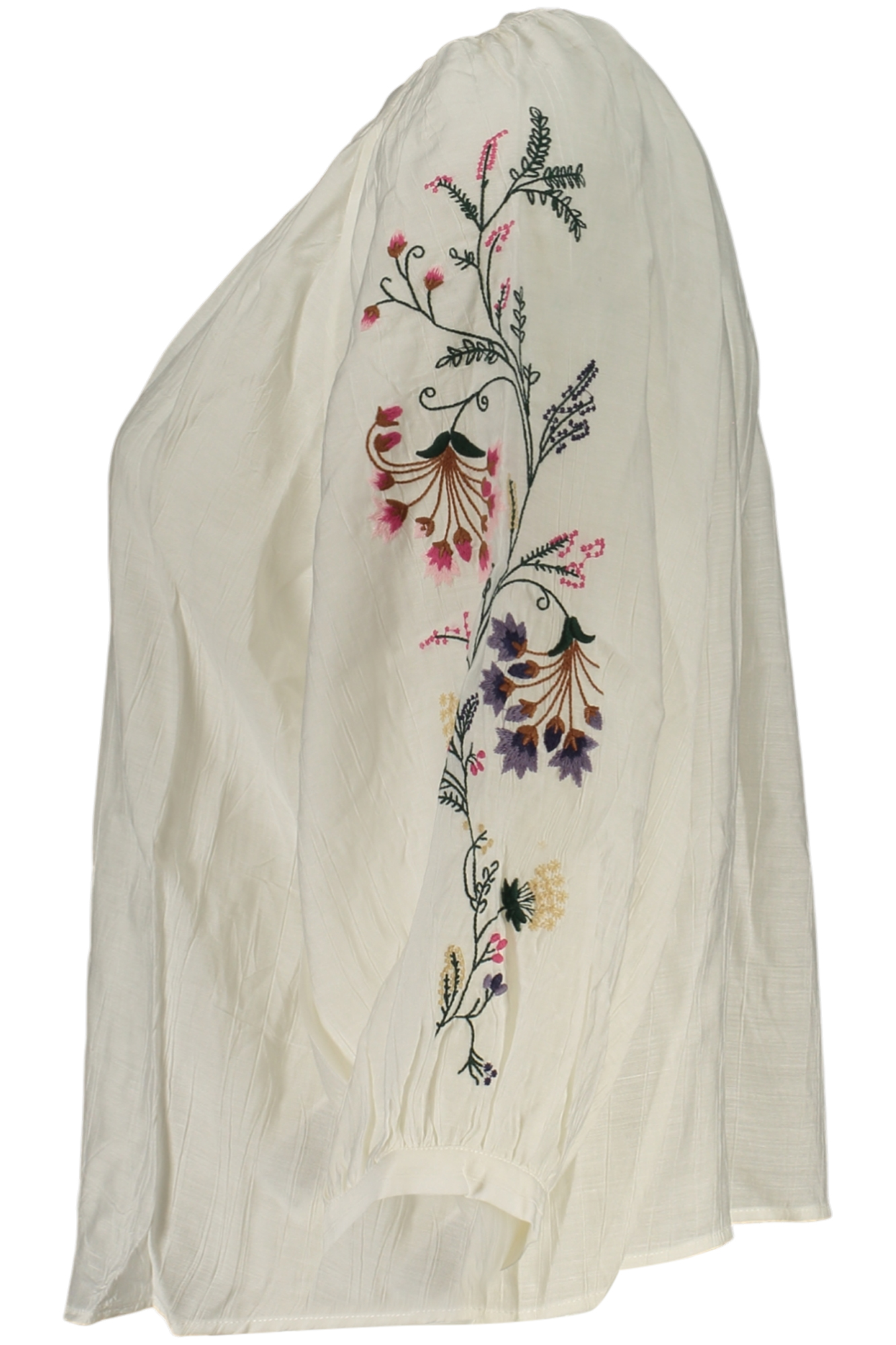 DESIGUAL WOMEN'S LONG-SLEEVED SHIRT WHITE DESIGUAL WOMEN'S LONG-SLEEVED SHIRT WHITE - Image 3