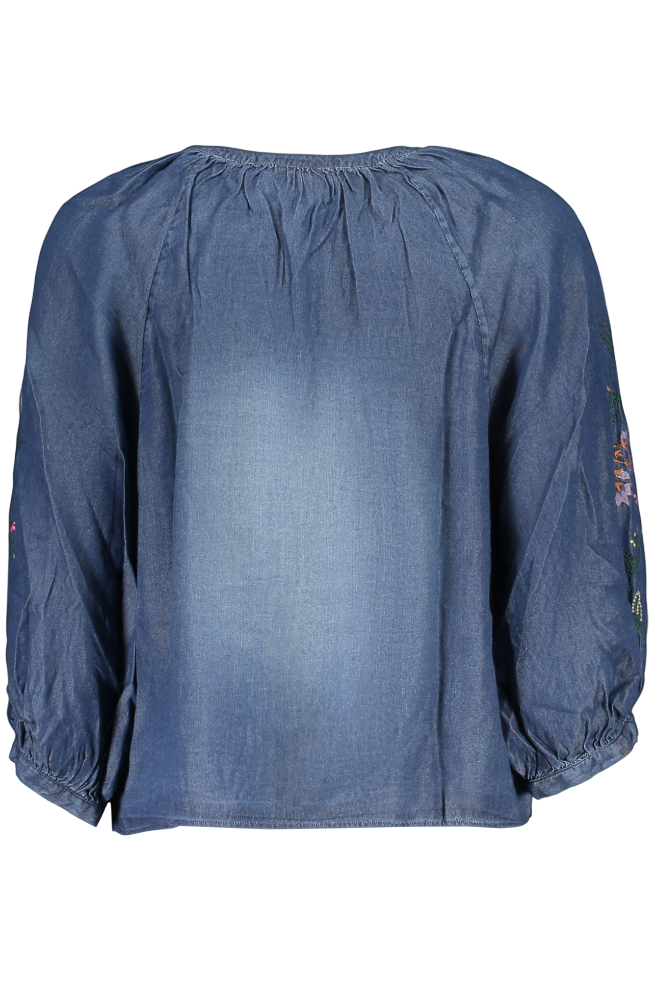 DESIGUAL WOMEN'S LONG-SLEEVED SHIRT, BLUE DESIGUAL WOMEN'S LONG-SLEEVED SHIRT, BLUE - Image 2