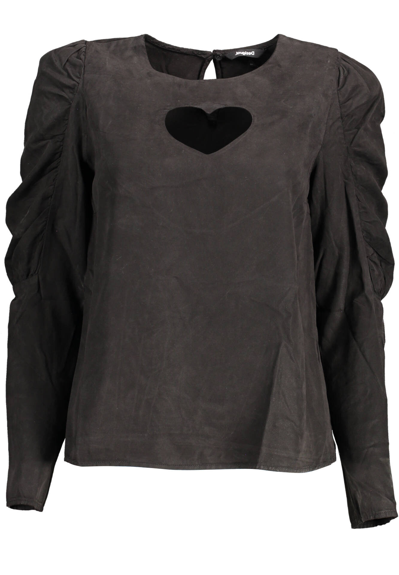 DESIGUAL LONG SLEEVE SHIRT WOMAN BLACK