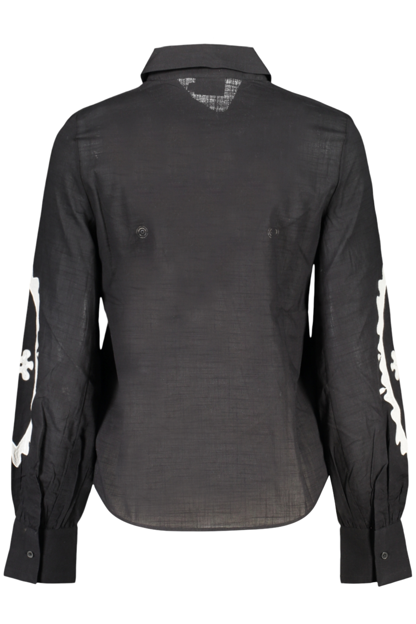 DESIGUAL WOMEN'S LONG-SLEEVED SHIRT, BLACK DESIGUAL WOMEN'S LONG-SLEEVED SHIRT, BLACK - Image 2