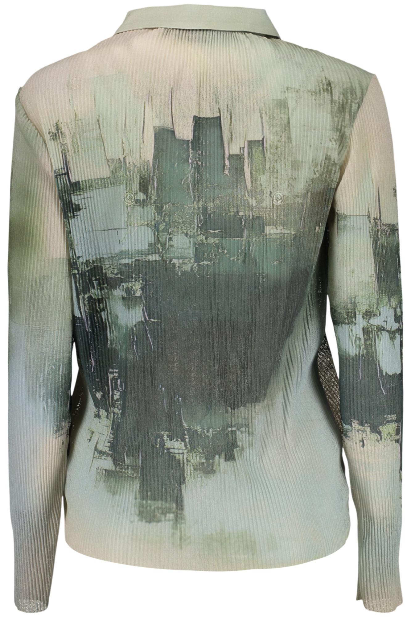 DESIGUAL WOMEN'S LONG-SLEEVED SHIRT, GREEN DESIGUAL WOMEN'S LONG-SLEEVED SHIRT, GREEN - Image 2