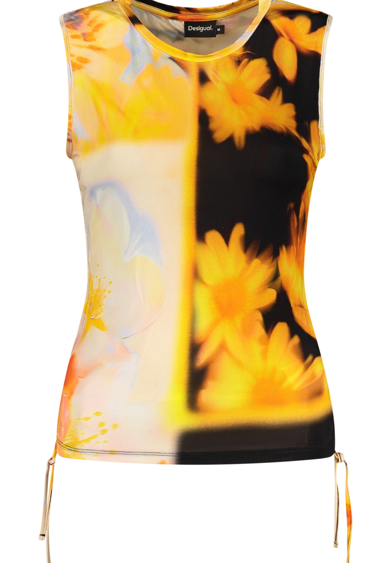DESIGUAL WOMEN'S ORANGE TANK TOP