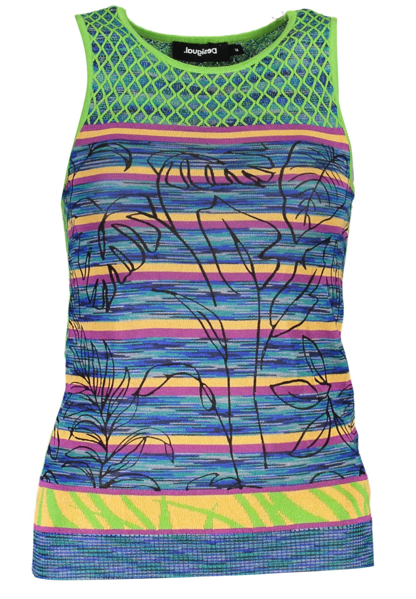 DESIGUAL WOMEN'S TANK TOP GREEN
