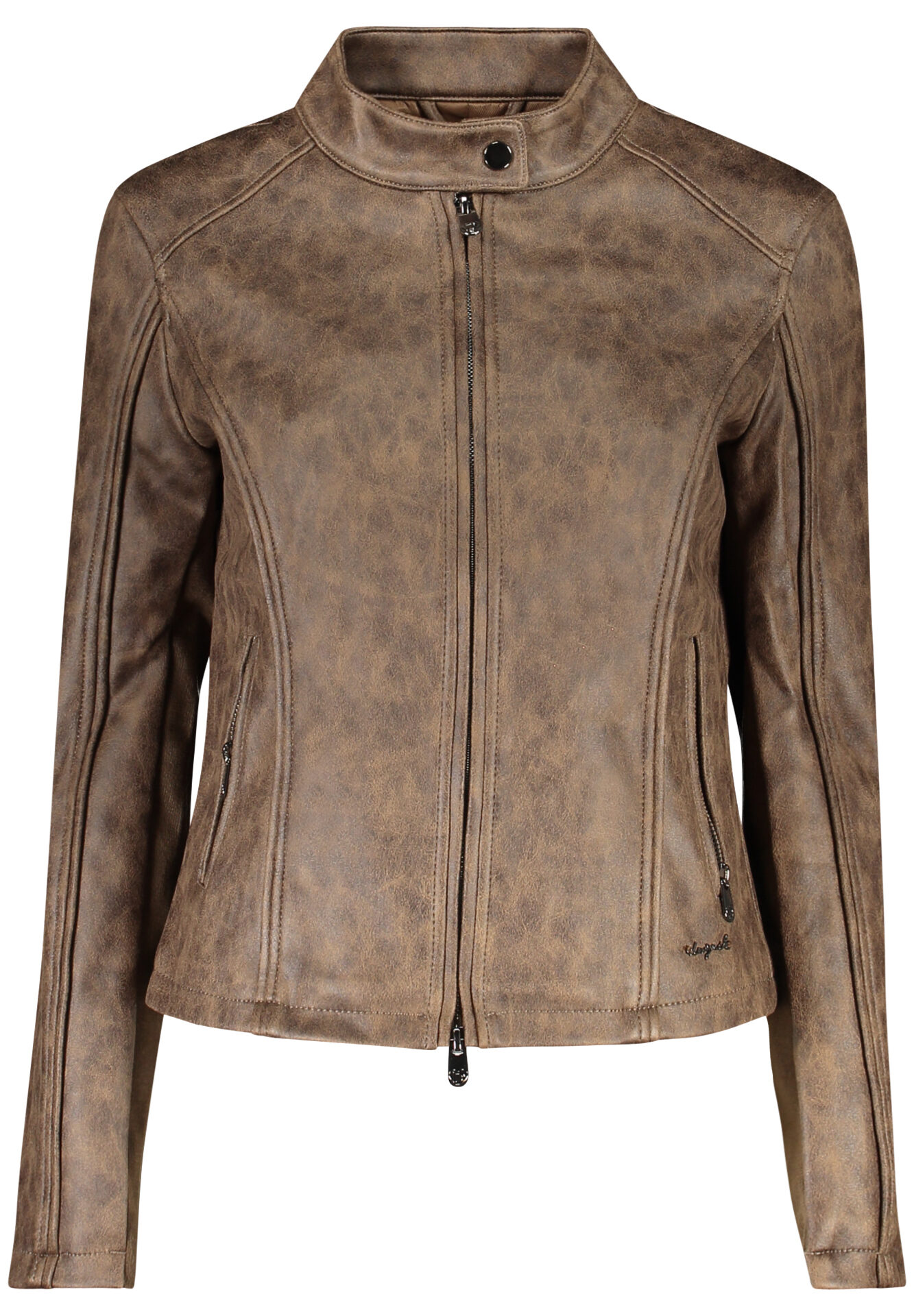 DESIGUAL WOMEN'S BROWN JACKET