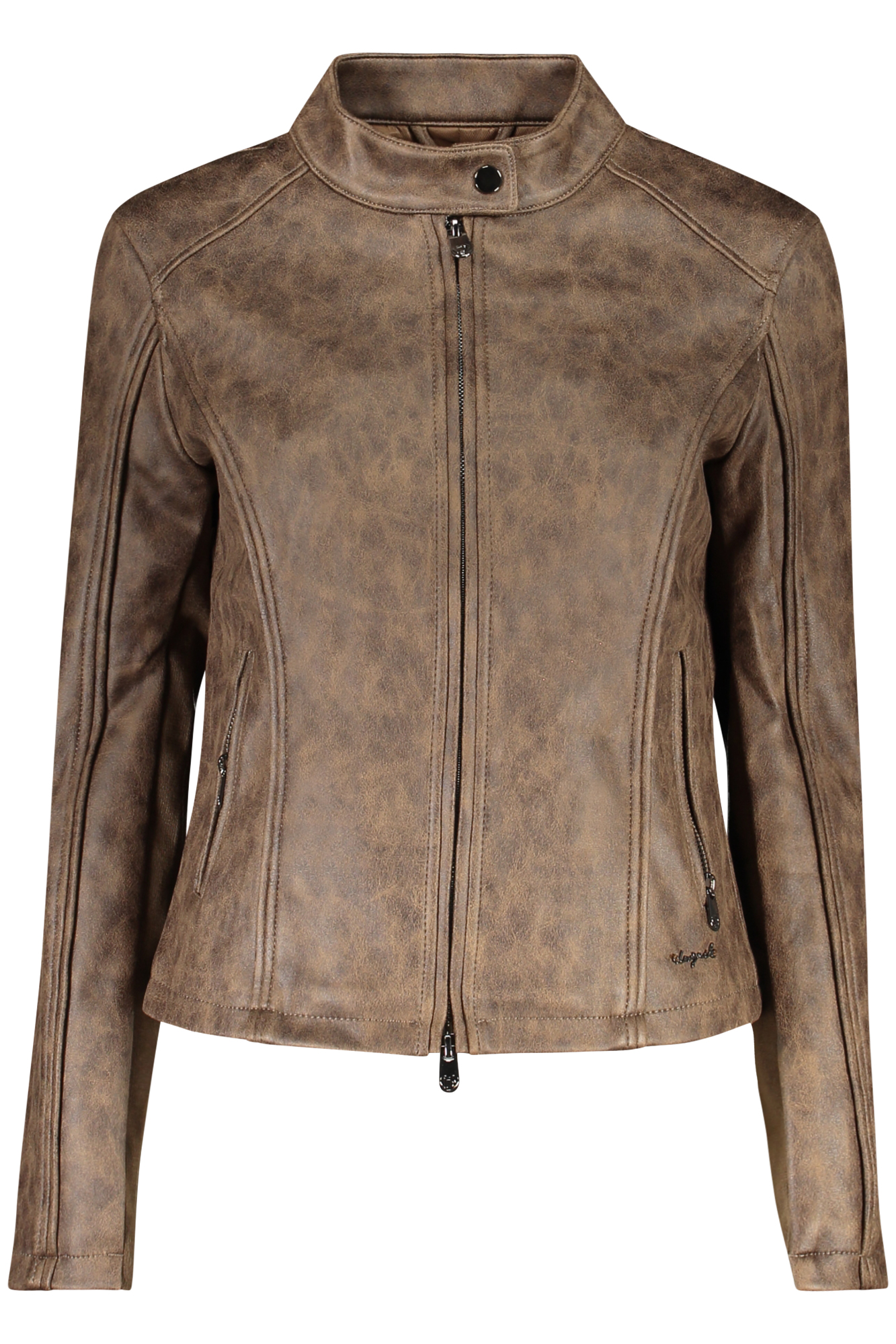 DESIGUAL WOMEN'S BROWN JACKET DESIGUAL WOMEN'S BROWN JACKET