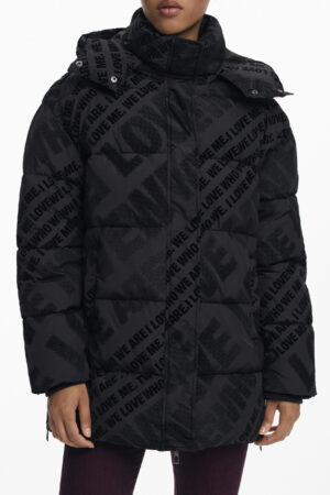 DESIGUAL WOMEN'S BLACK JACKET