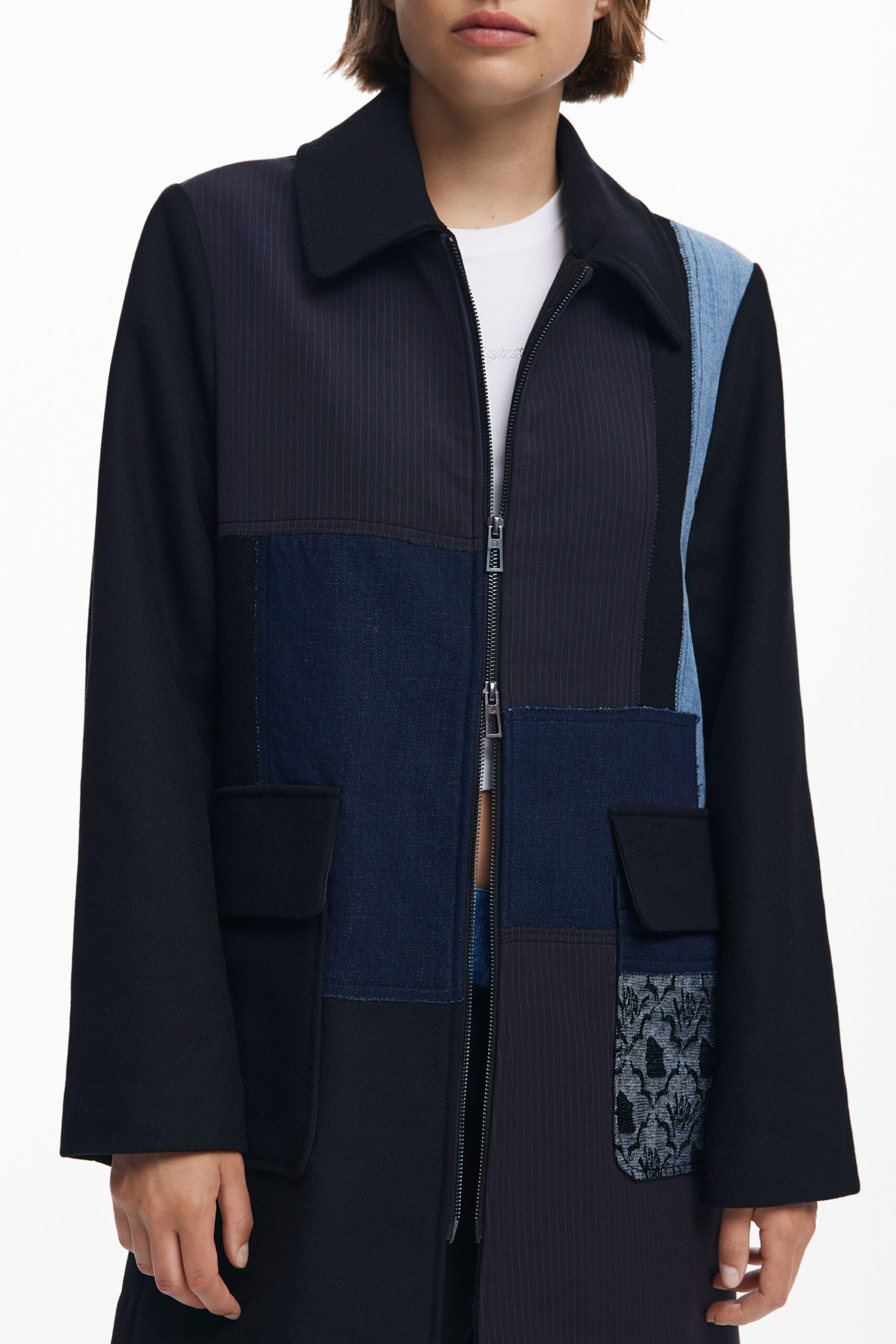 DESIGUAL WOMEN'S BLACK JACKET DESIGUAL WOMEN'S BLACK JACKET - Image 3