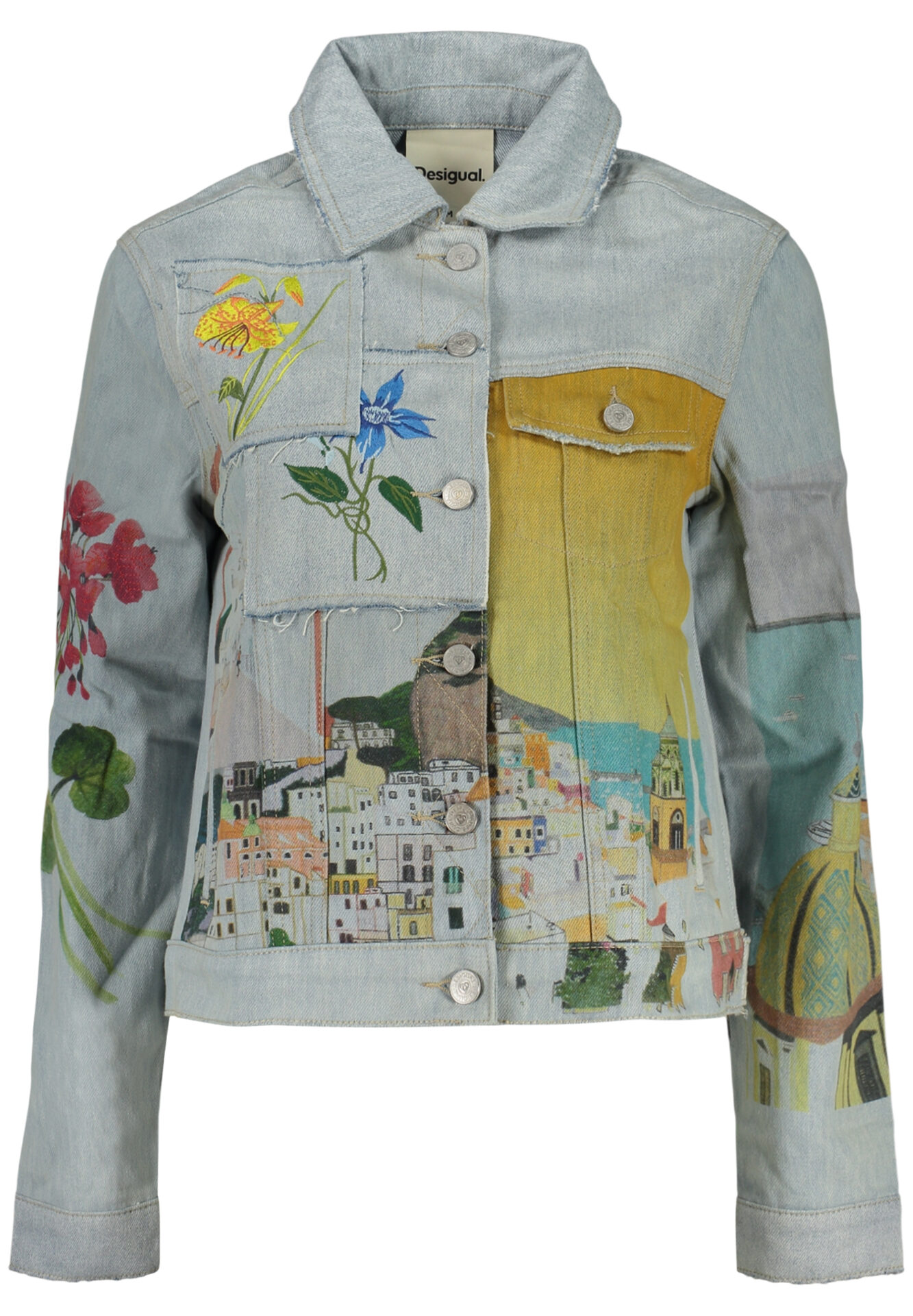 DESIGUAL WOMEN'S DENIM JACKET, BLUE