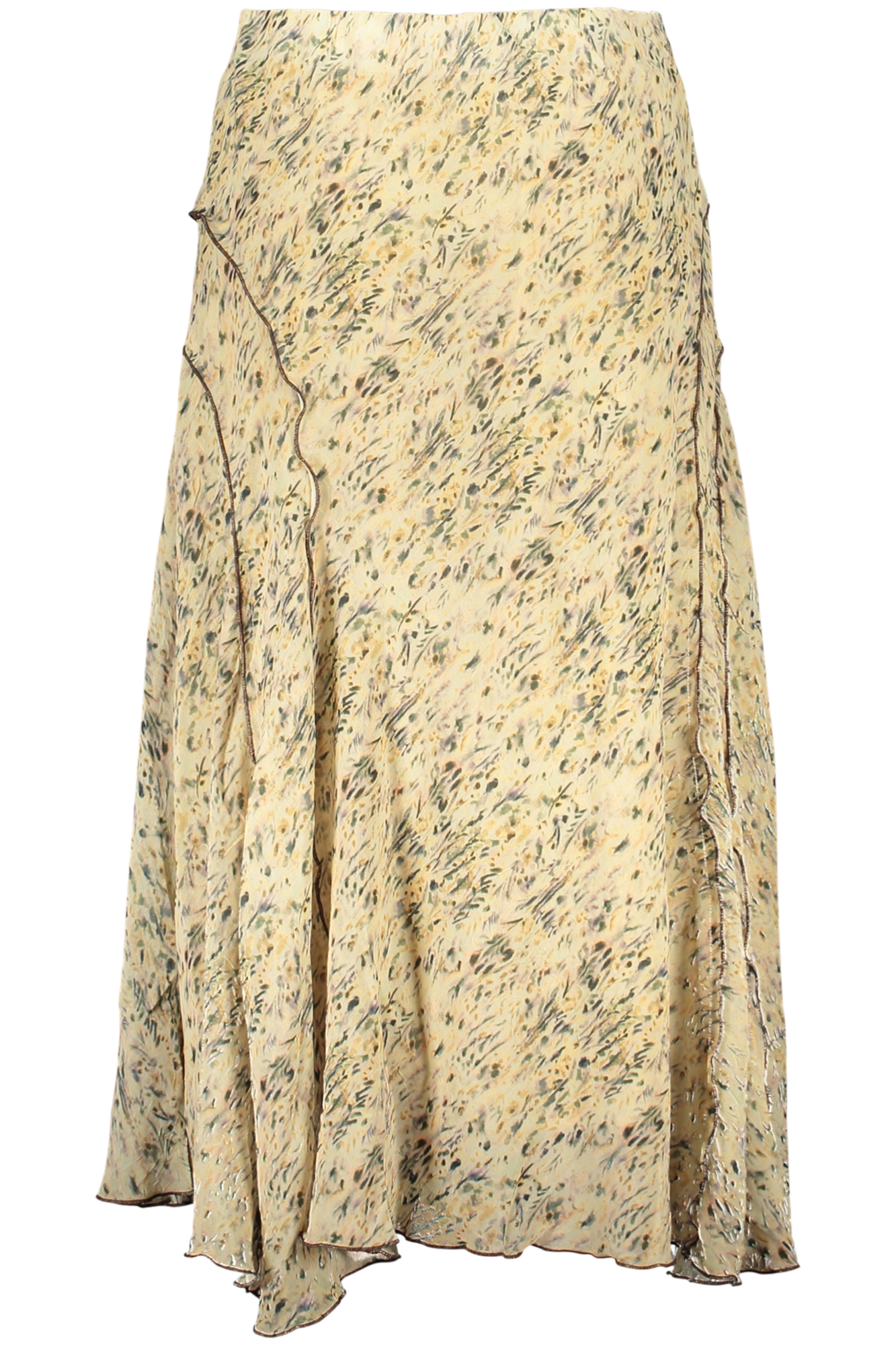 DESIGUAL WOMEN'S LONG SKIRT BEIGE DESIGUAL WOMEN'S LONG SKIRT BEIGE - Image 2