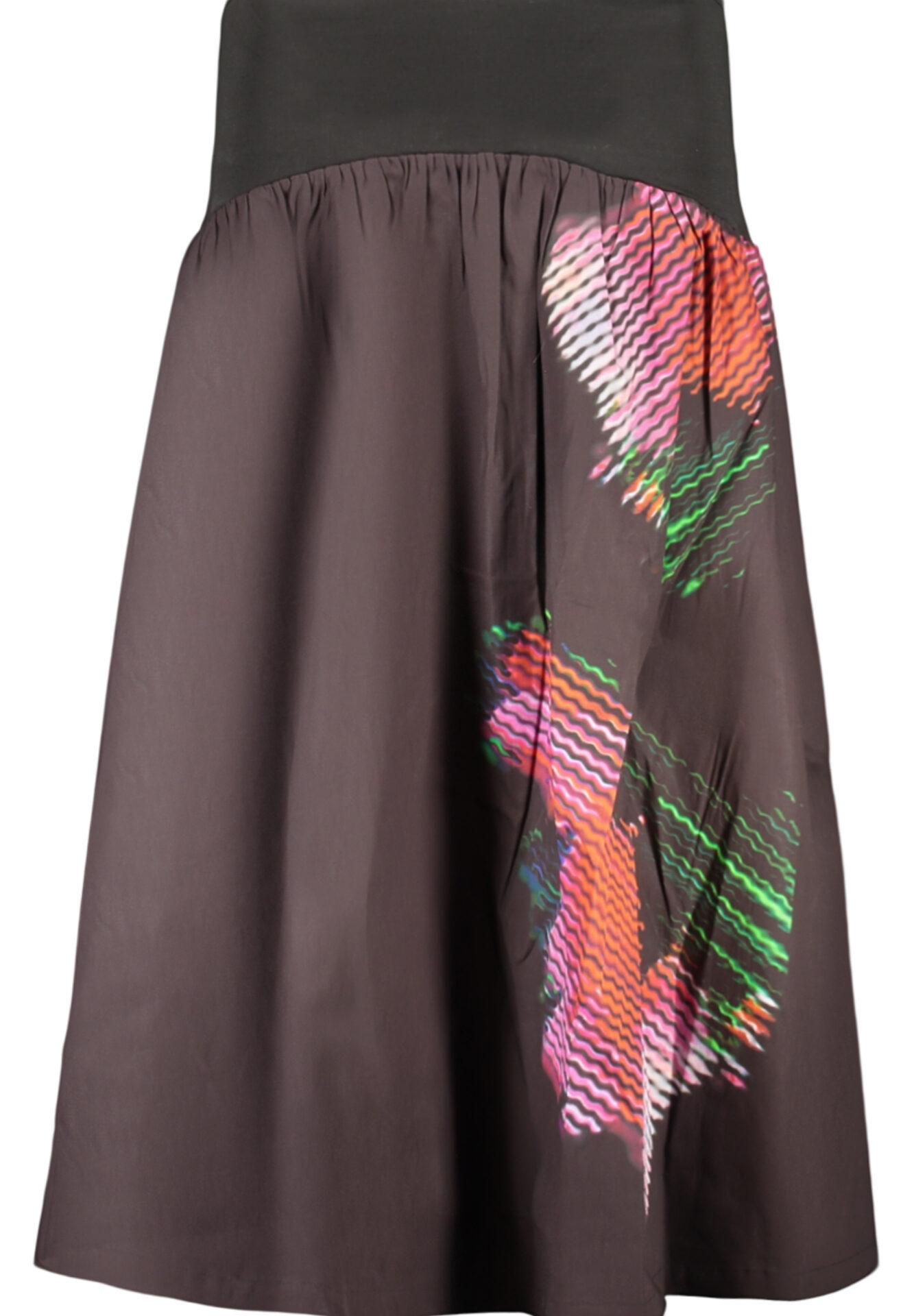 DESIGUAL WOMEN'S LONG SKIRT BLACK