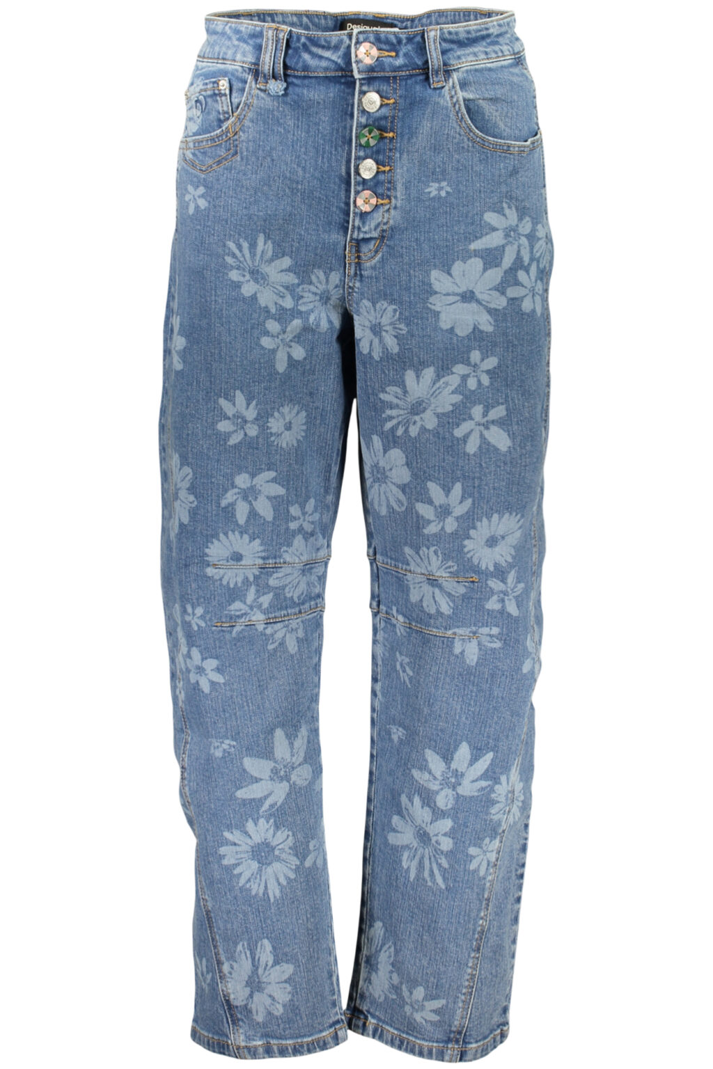 desigualjeansdenimdonnaazzurro_1 DESIGUAL mėlyni moteriški džinsai
