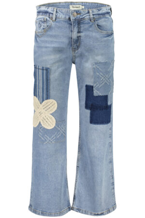 DESIGUAL WOMEN'S DENIM JEANS, BLUE
