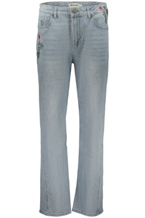 DESIGUAL WOMEN'S DENIM JEANS, BLUE