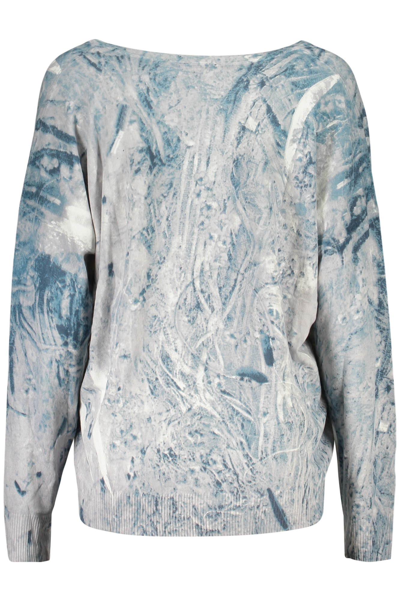 DESIGUAL mėlynas moteriškas megztinis DESIGUAL mėlynas moteriškas megztinis - Image 2