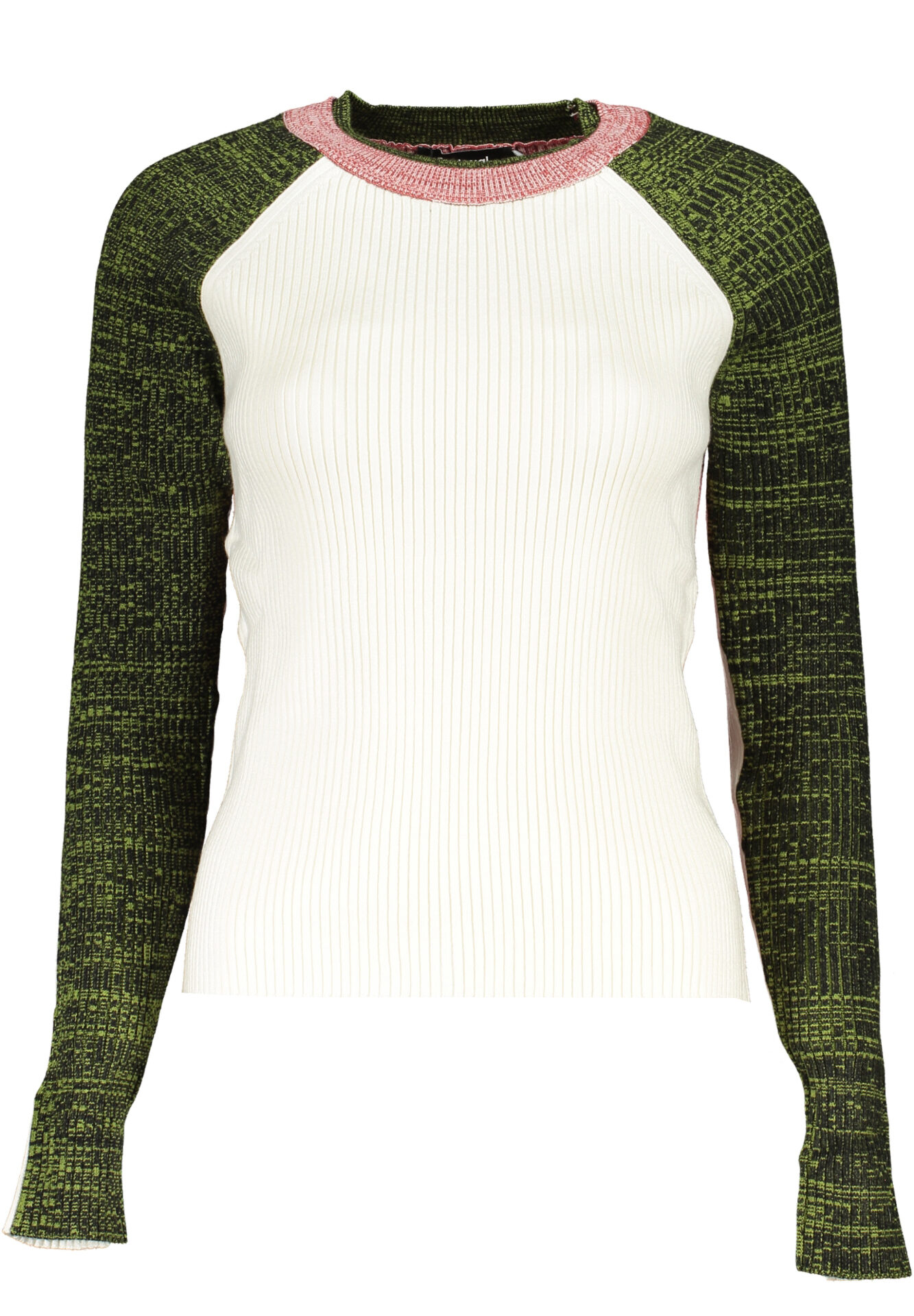 DESIGUAL WHITE WOMEN'S SWEATER