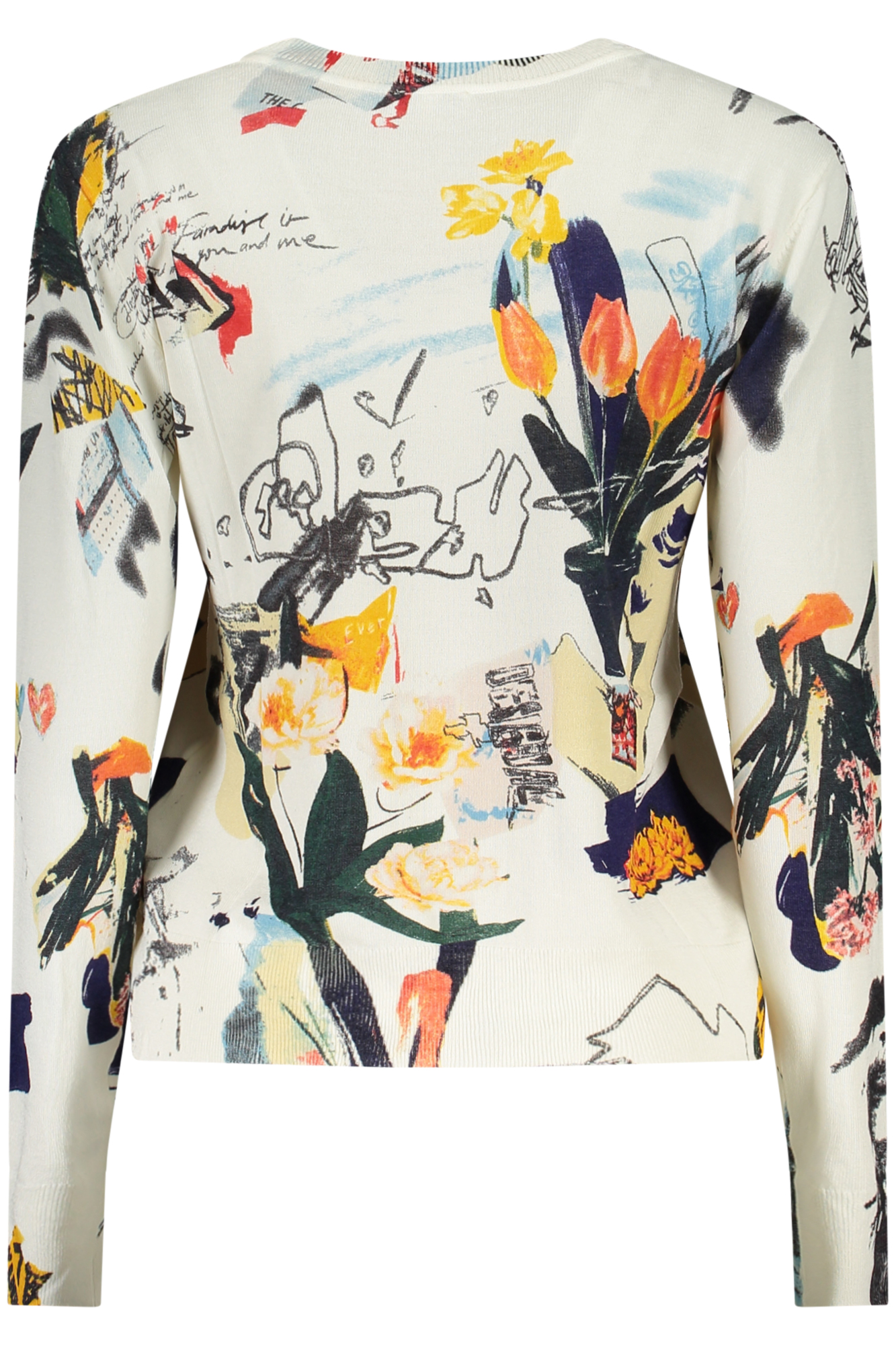 DESIGUAL baltas moteriškas megztinis DESIGUAL baltas moteriškas megztinis - Image 2
