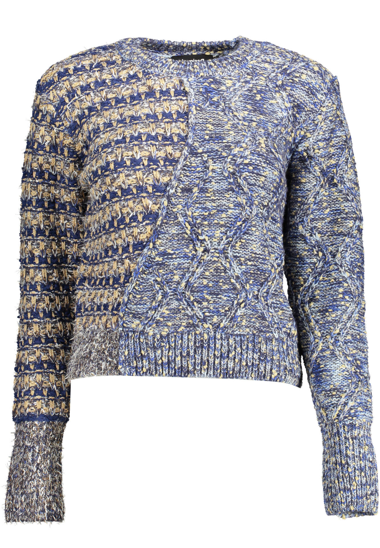 DESIGUAL WOMEN'S BLUE SWEATER