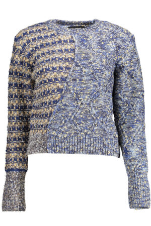 DESIGUAL WOMEN'S BLUE SWEATER