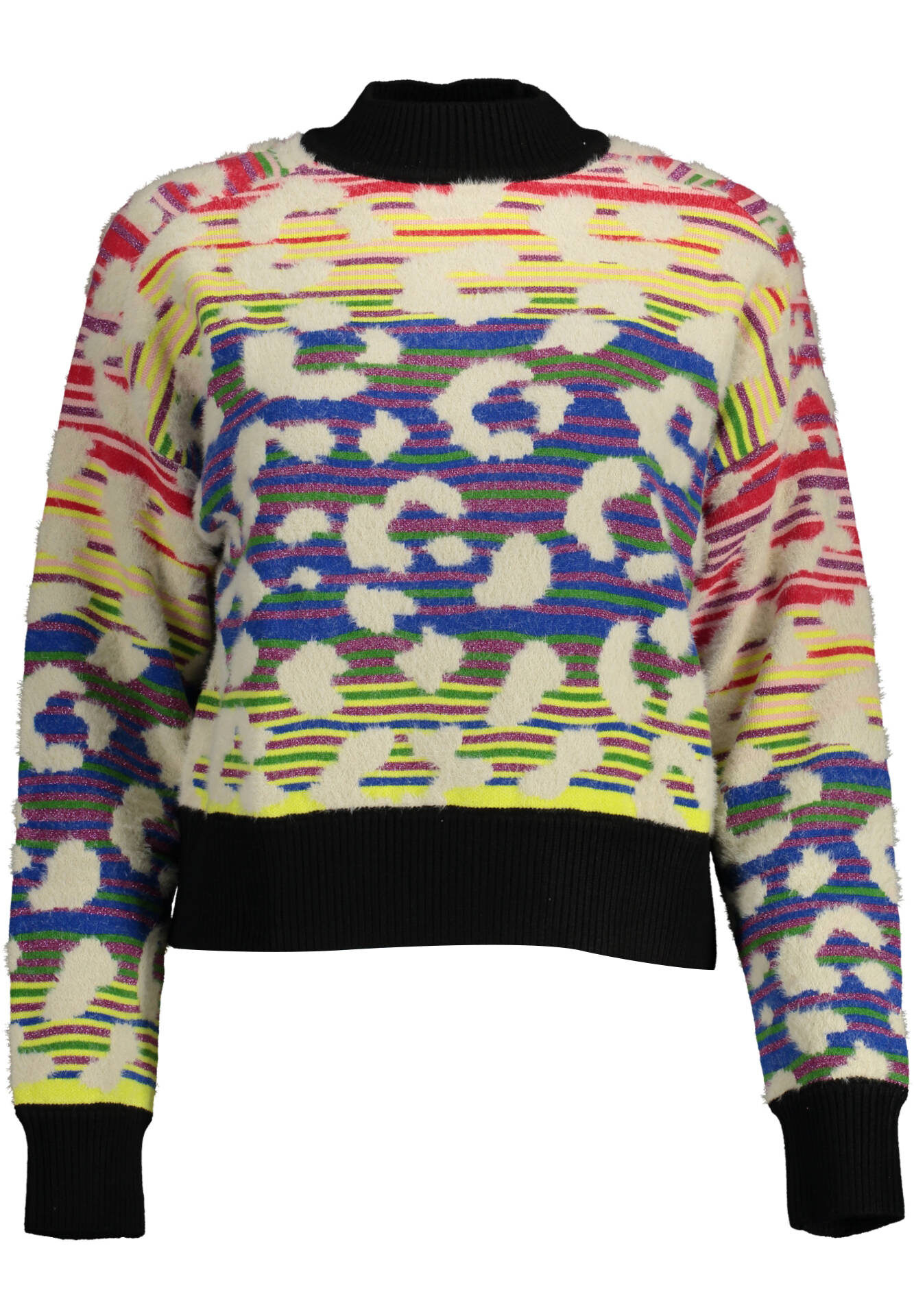 DESIGUAL WOMEN'S BLUE SWEATER