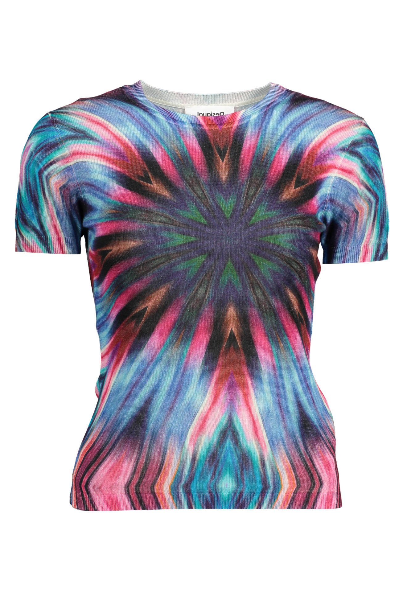 DESIGUAL WOMEN'S BLUE SWEATER