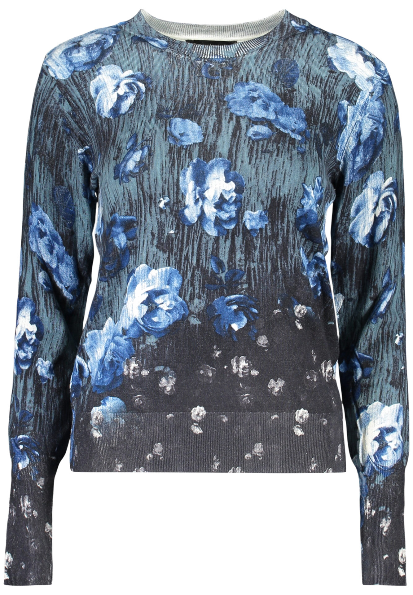 DESIGUAL WOMEN'S BLUE SWEATER