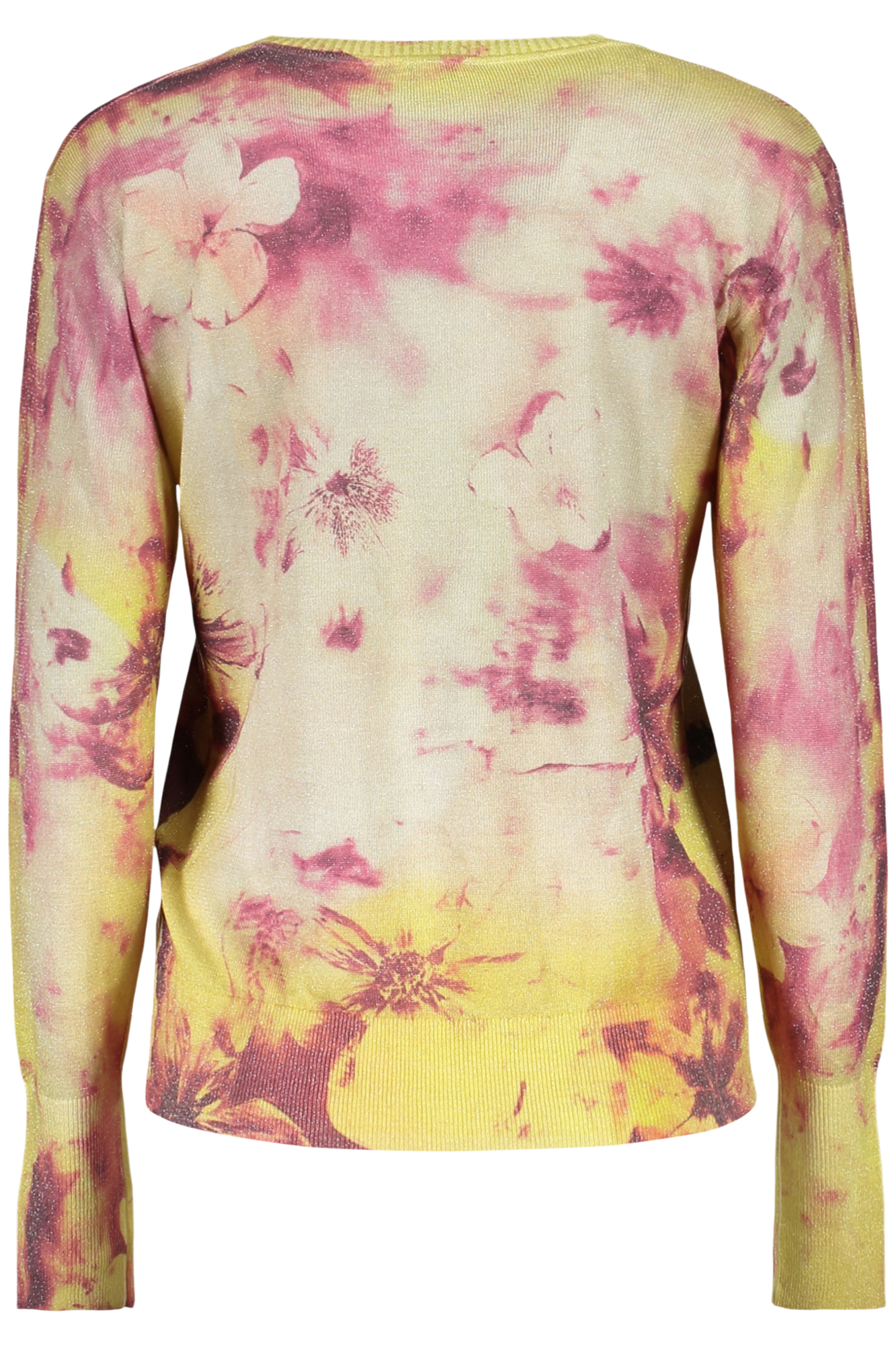 DESIGUAL WOMEN'S YELLOW SWEATER DESIGUAL WOMEN'S YELLOW SWEATER - Image 2