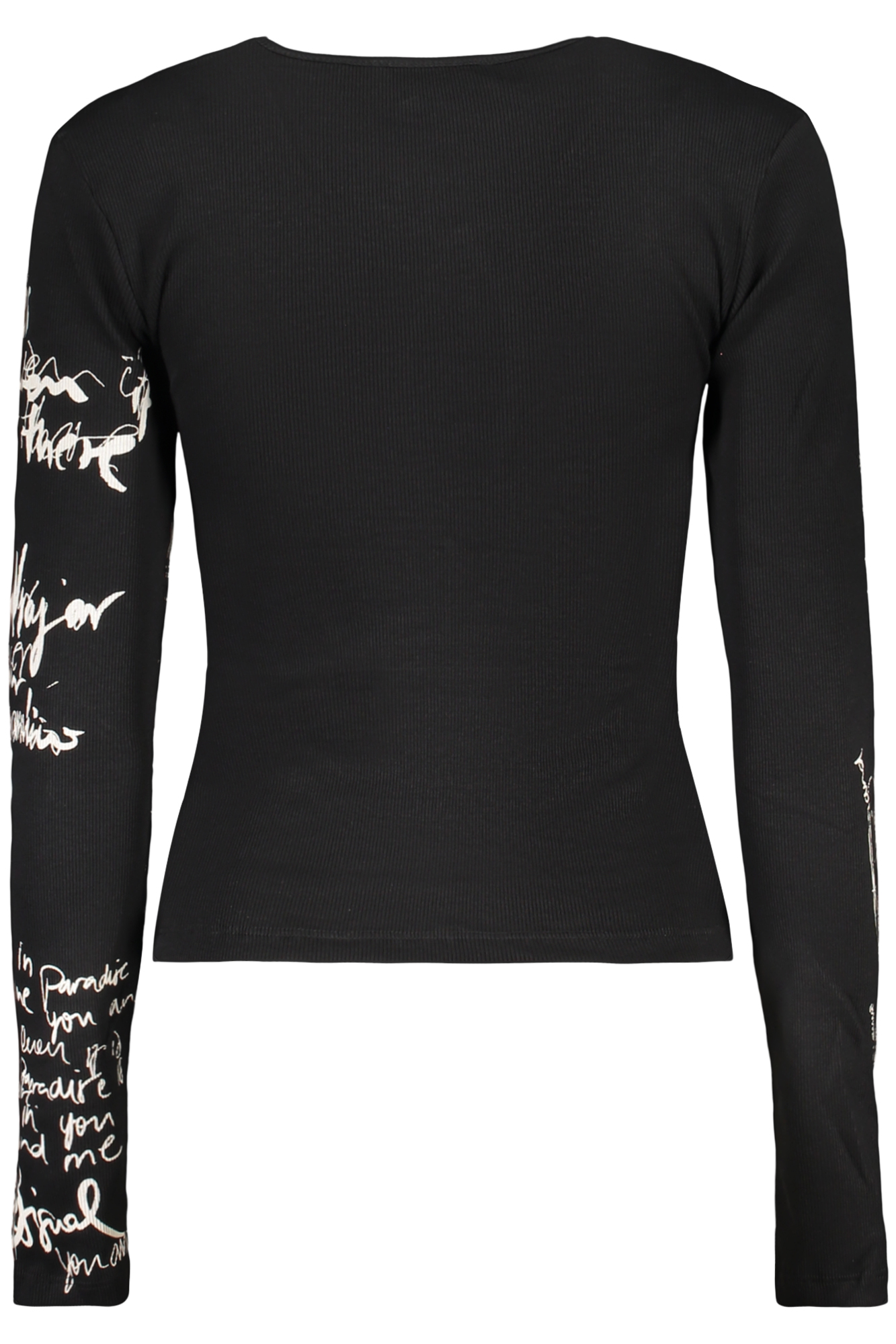 DESIGUAL WOMEN'S BLACK SWEATER DESIGUAL WOMEN'S BLACK SWEATER - Image 2
