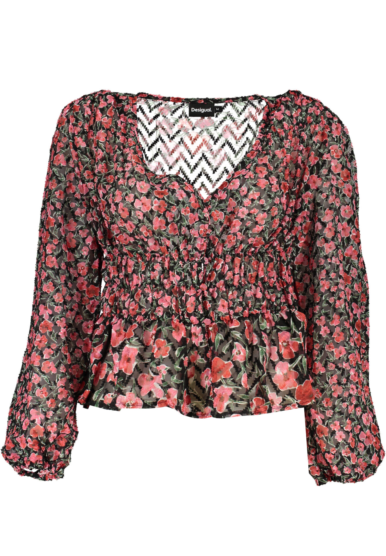 DESIGUAL PINK WOMEN'S SWEATER