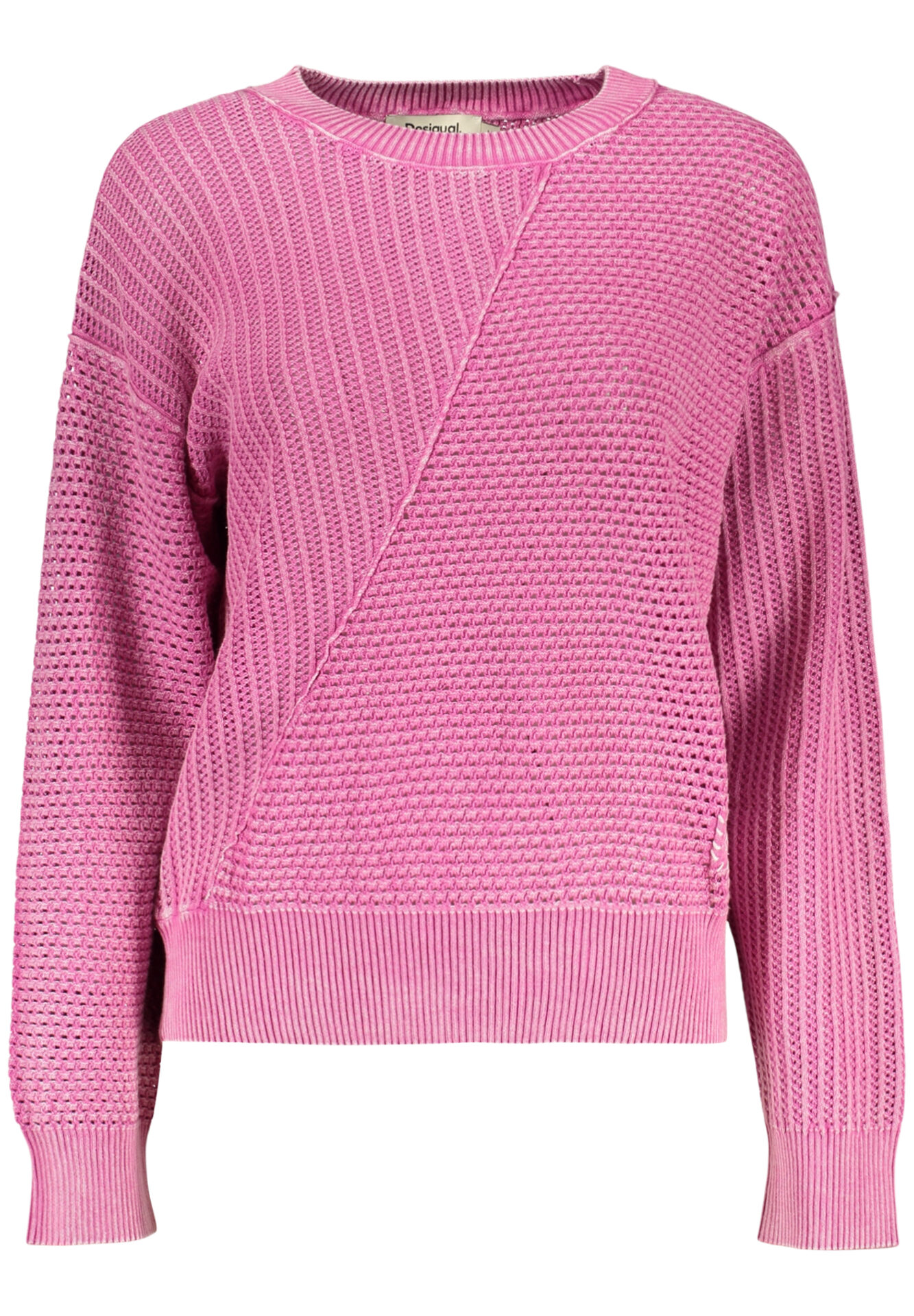 DESIGUAL WOMEN'S PINK SWEATER