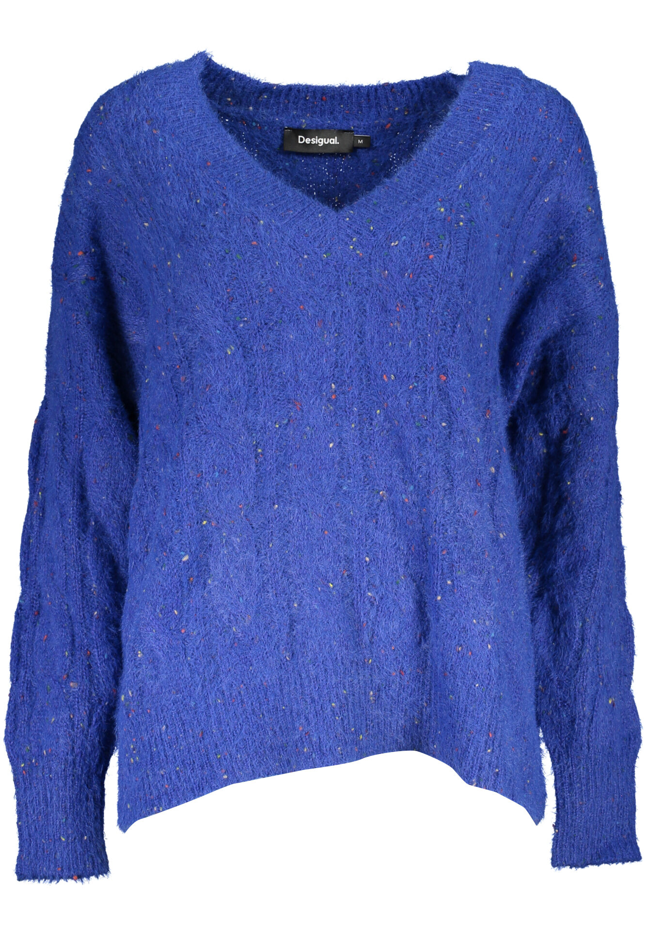 DESIGUAL BLUE WOMEN'S SWEATER