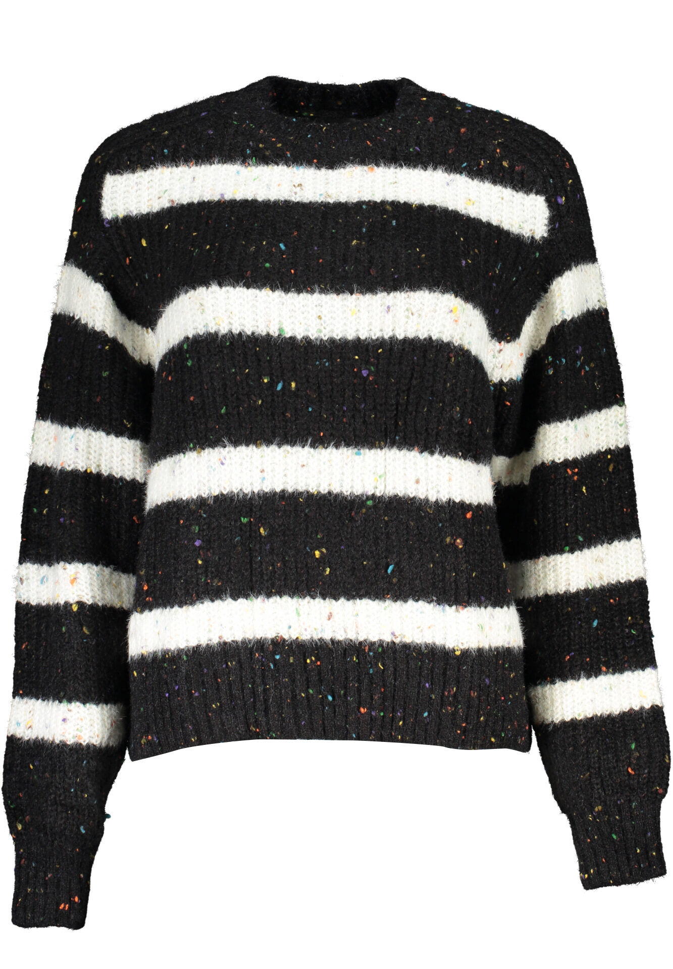 DESIGUAL BLACK WOMEN'S SWEATER