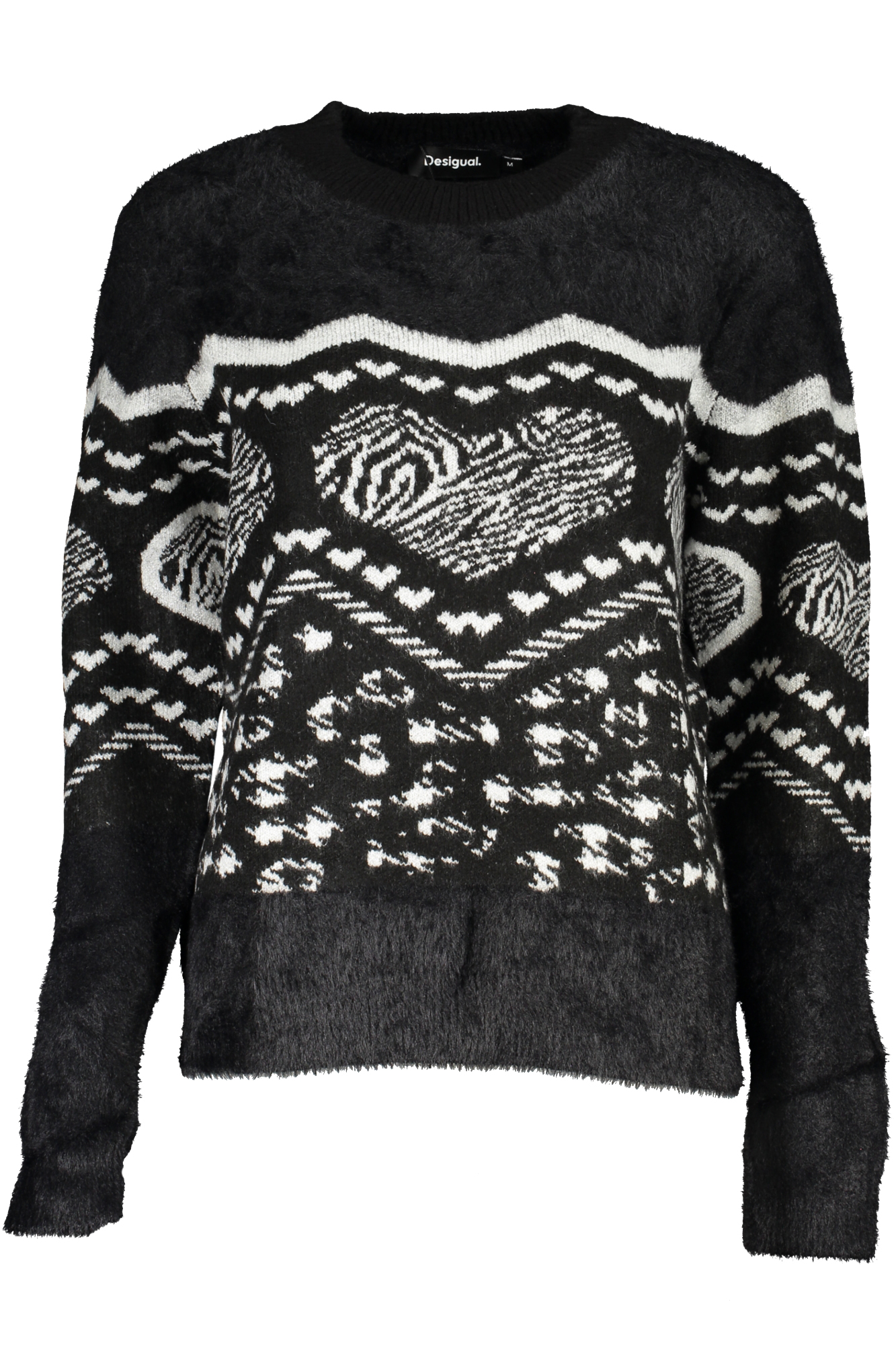 DESIGUAL juodas moteriškas megztinis DESIGUAL juodas moteriškas megztinis