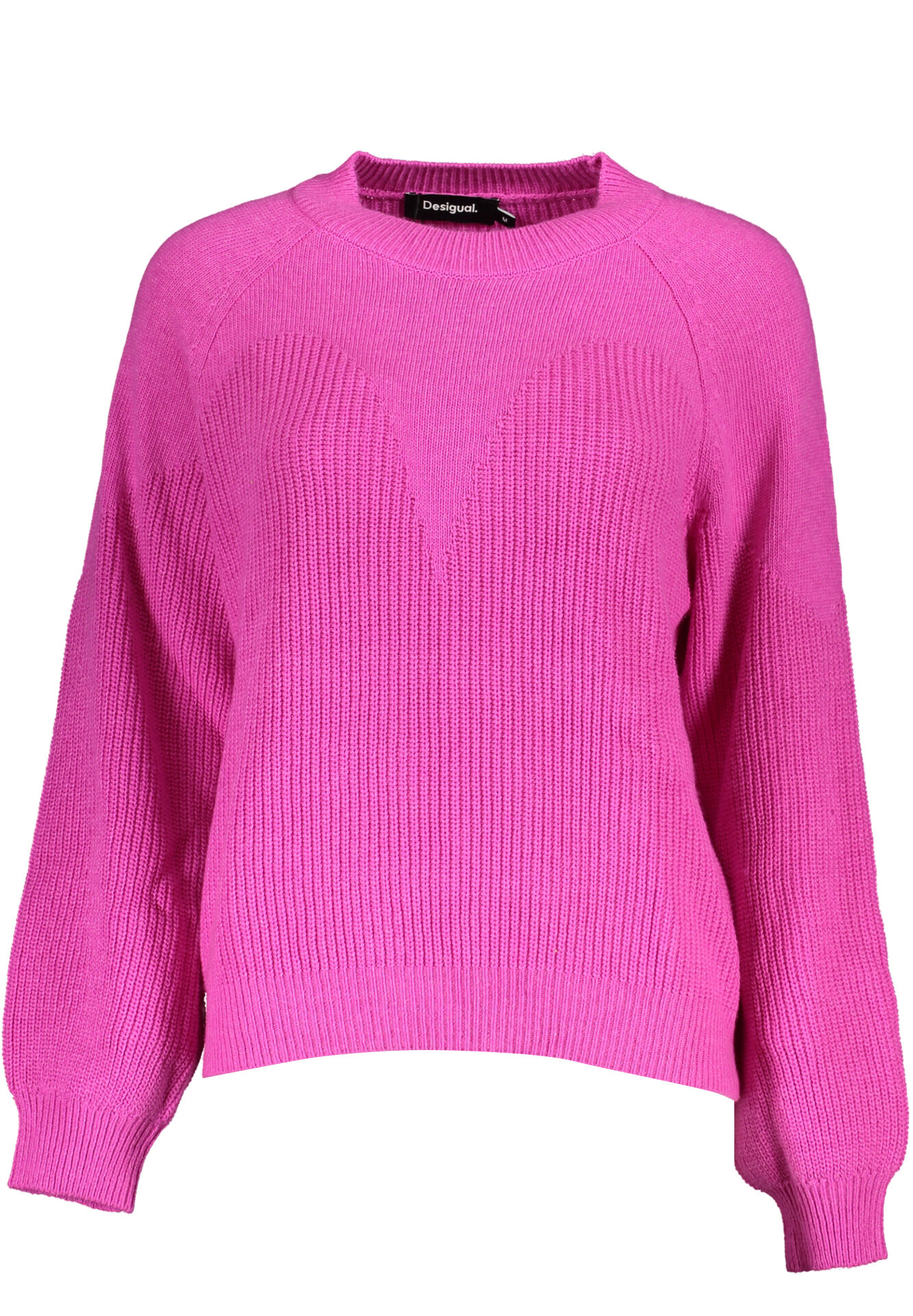 DESIGUAL PINK WOMEN'S SWEATER