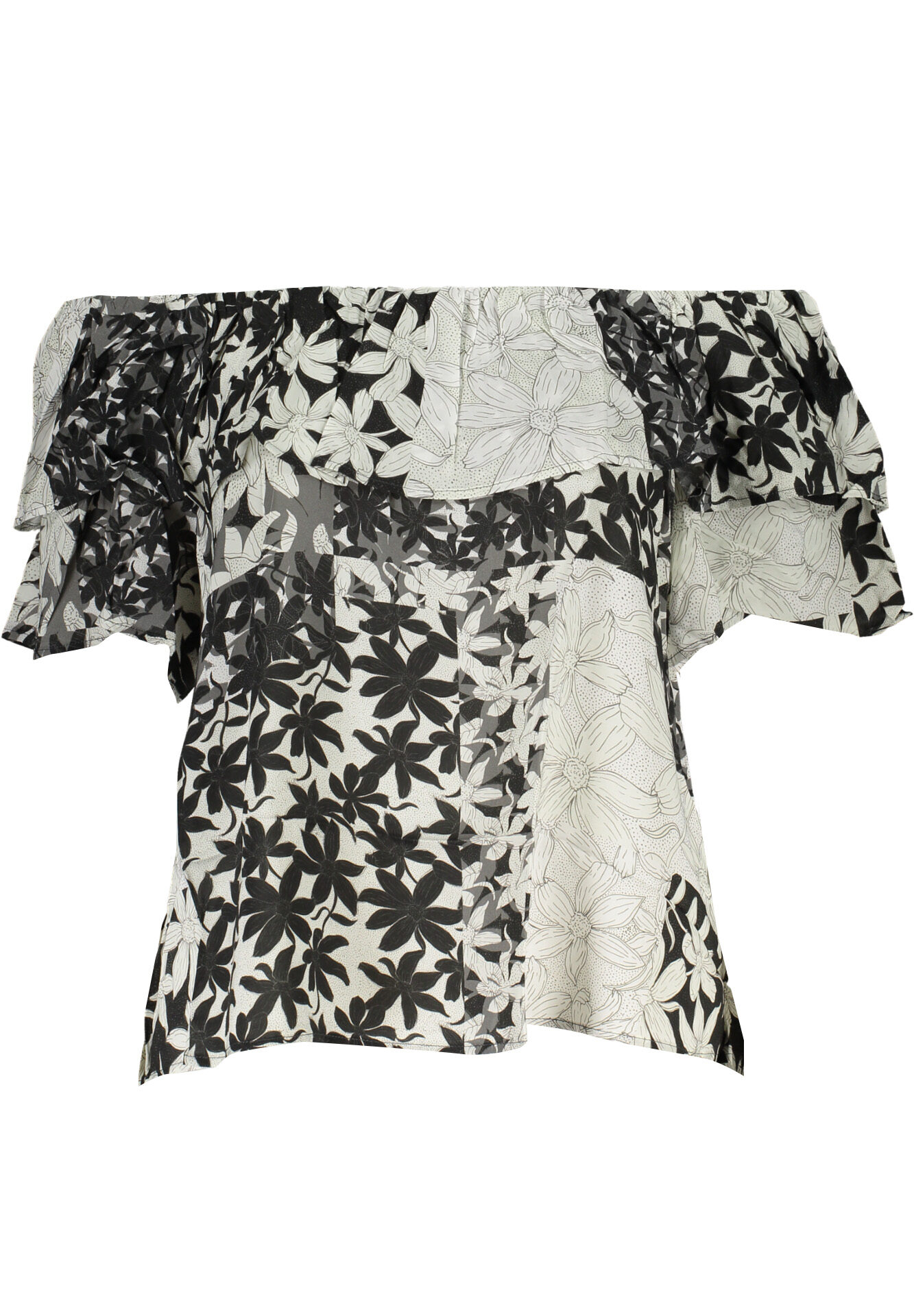 DESIGUAL WOMEN'S SHORT SLEEVE T-SHIRT WHITE